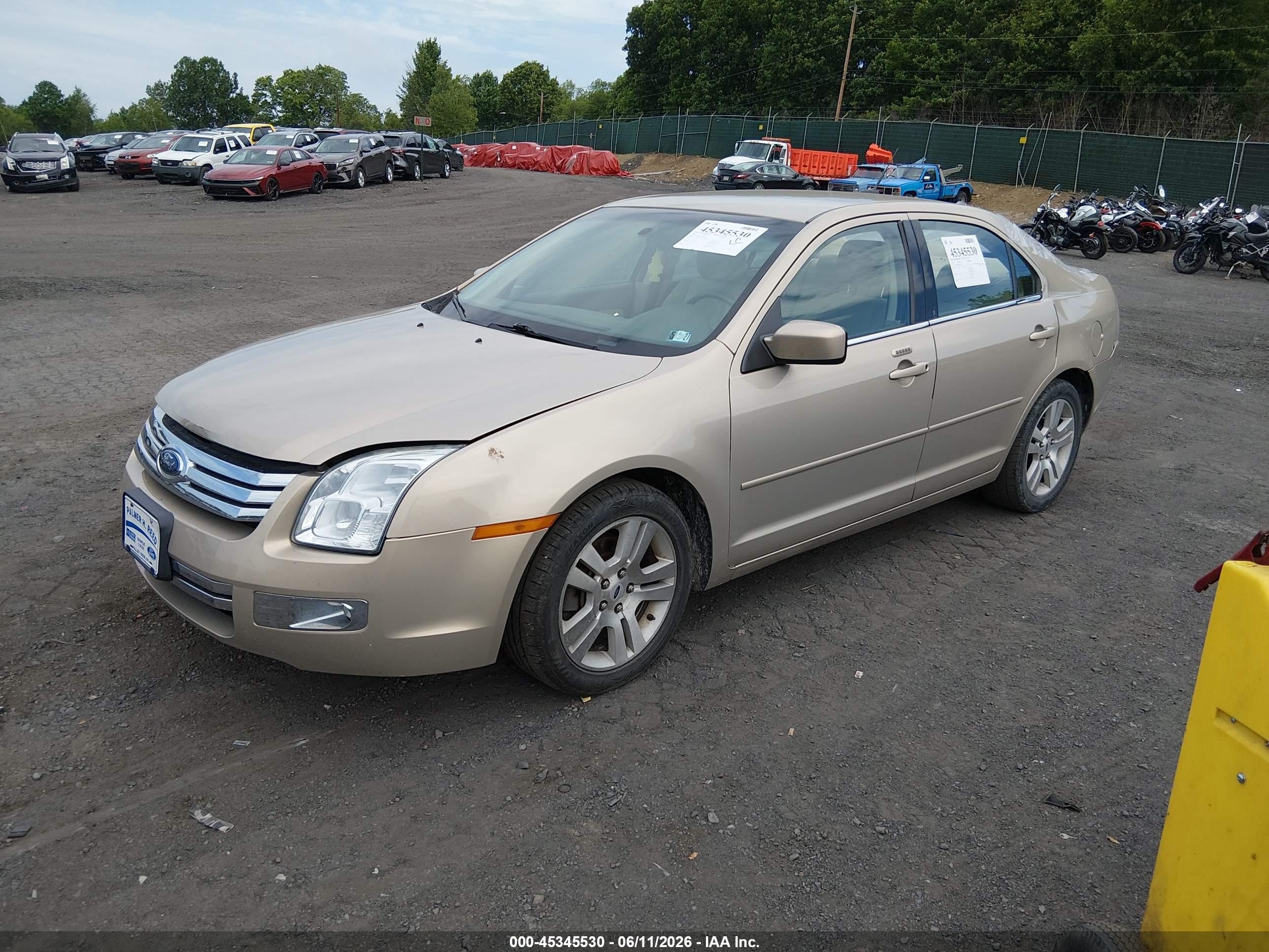 2008 Ford Fusion Sel Золотой vin: 3FAHP08Z48R260744