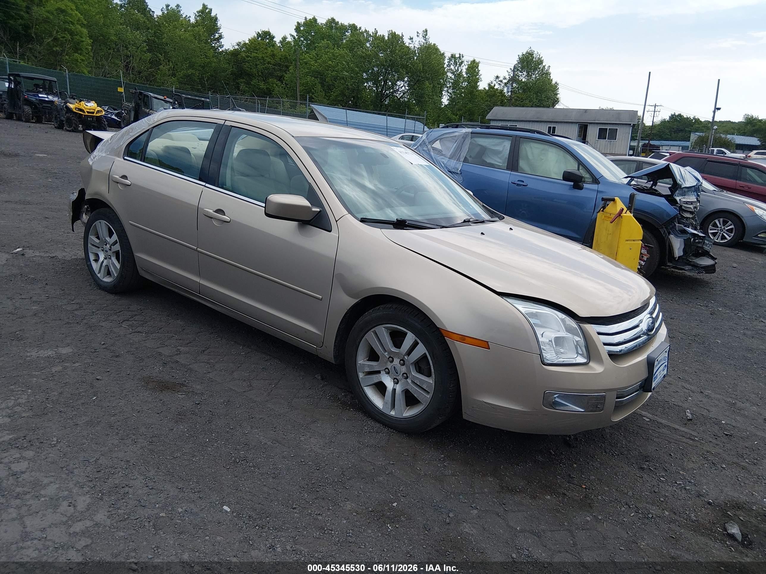 2008 Ford Fusion Sel Gold vin: 3FAHP08Z48R260744