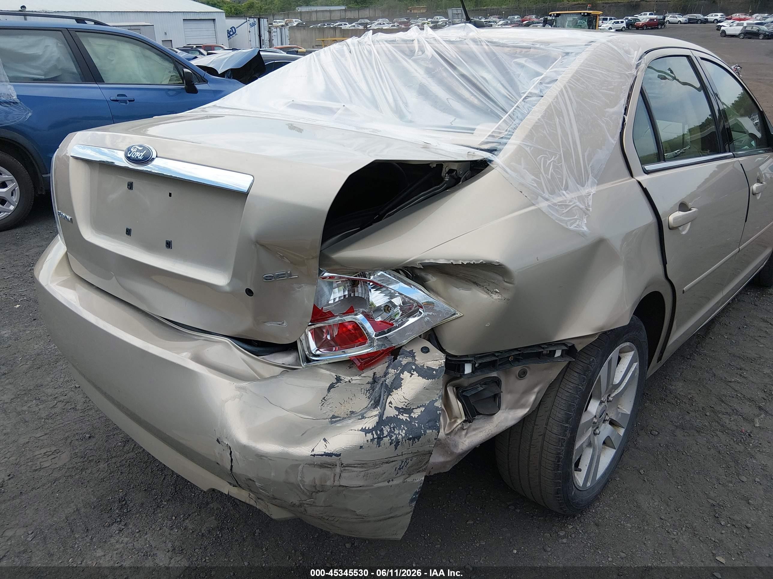 2008 Ford Fusion Sel Золотой vin: 3FAHP08Z48R260744
