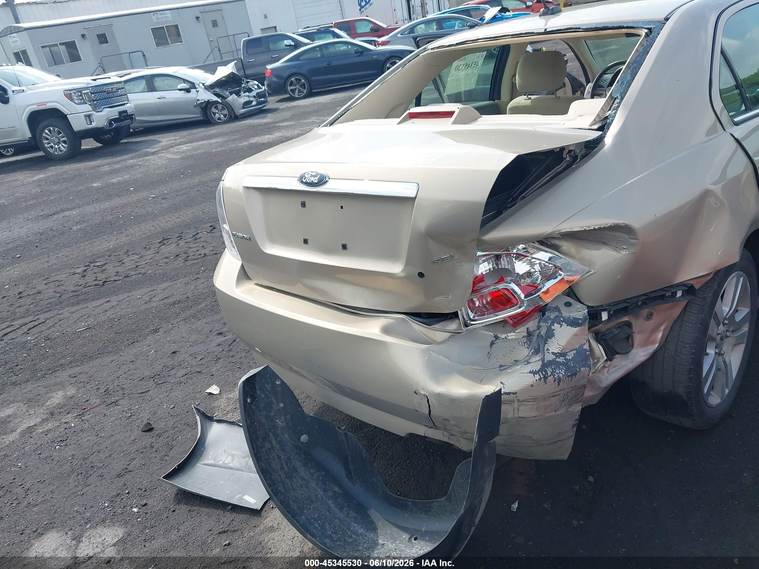 2008 Ford Fusion Sel Золотой vin: 3FAHP08Z48R260744