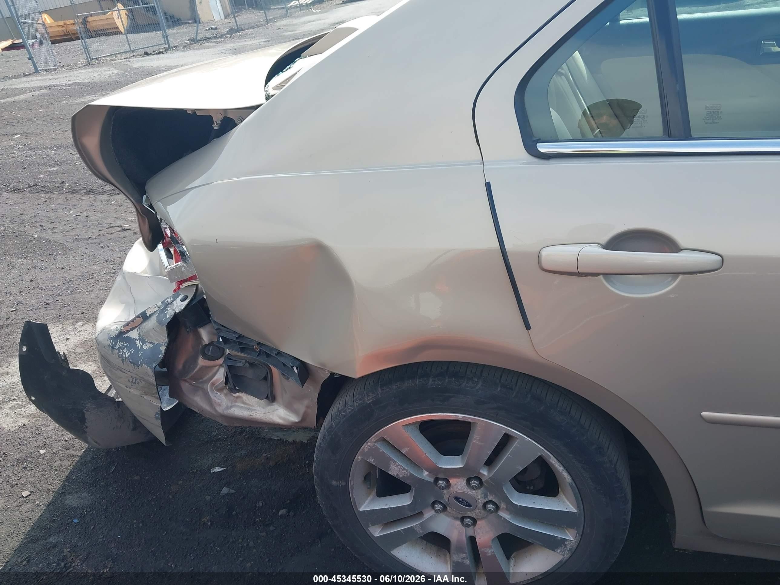 2008 Ford Fusion Sel Золотой vin: 3FAHP08Z48R260744