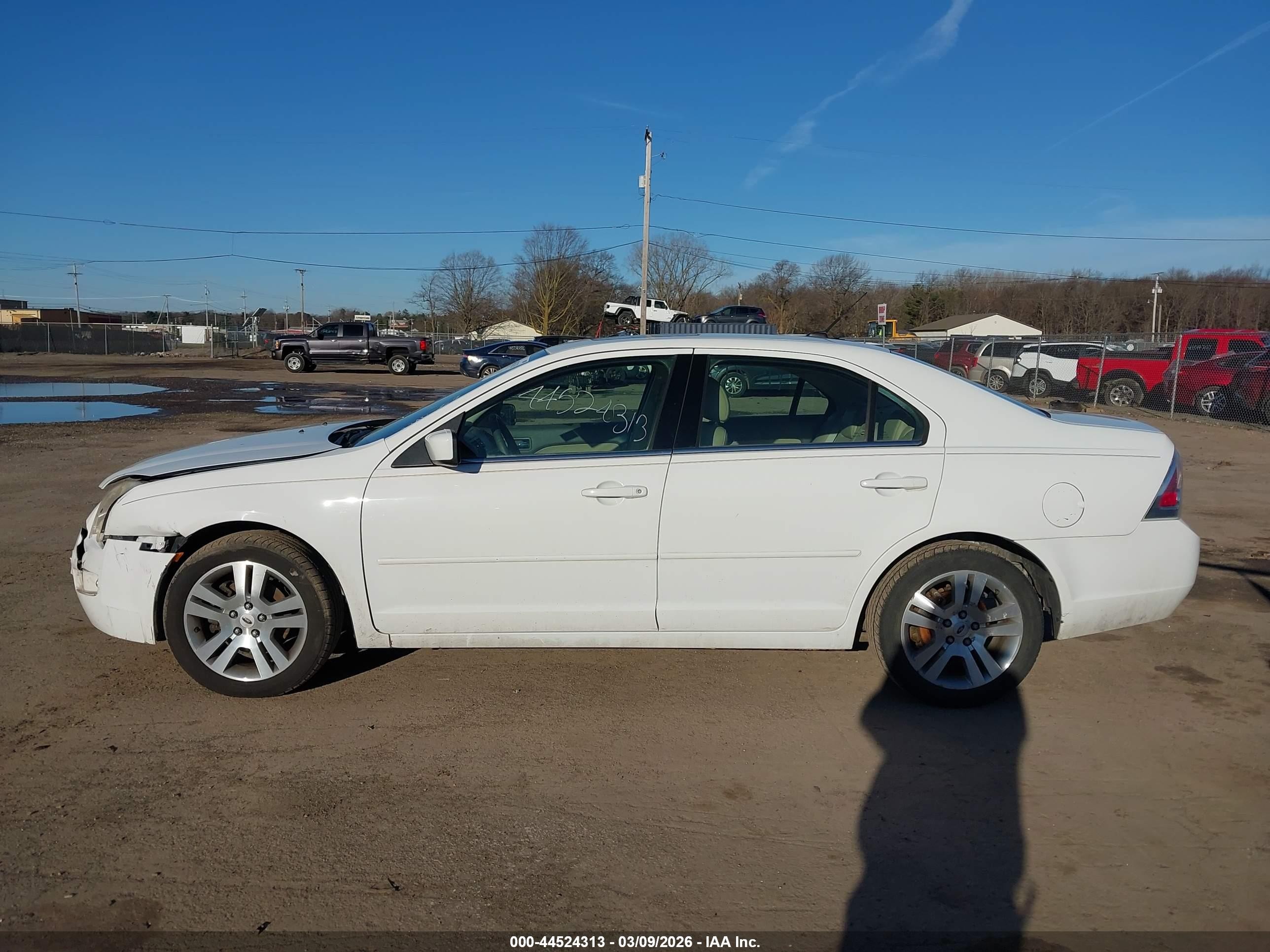 2007 Ford Fusion Sel White vin: 3FAHP08Z67R127983