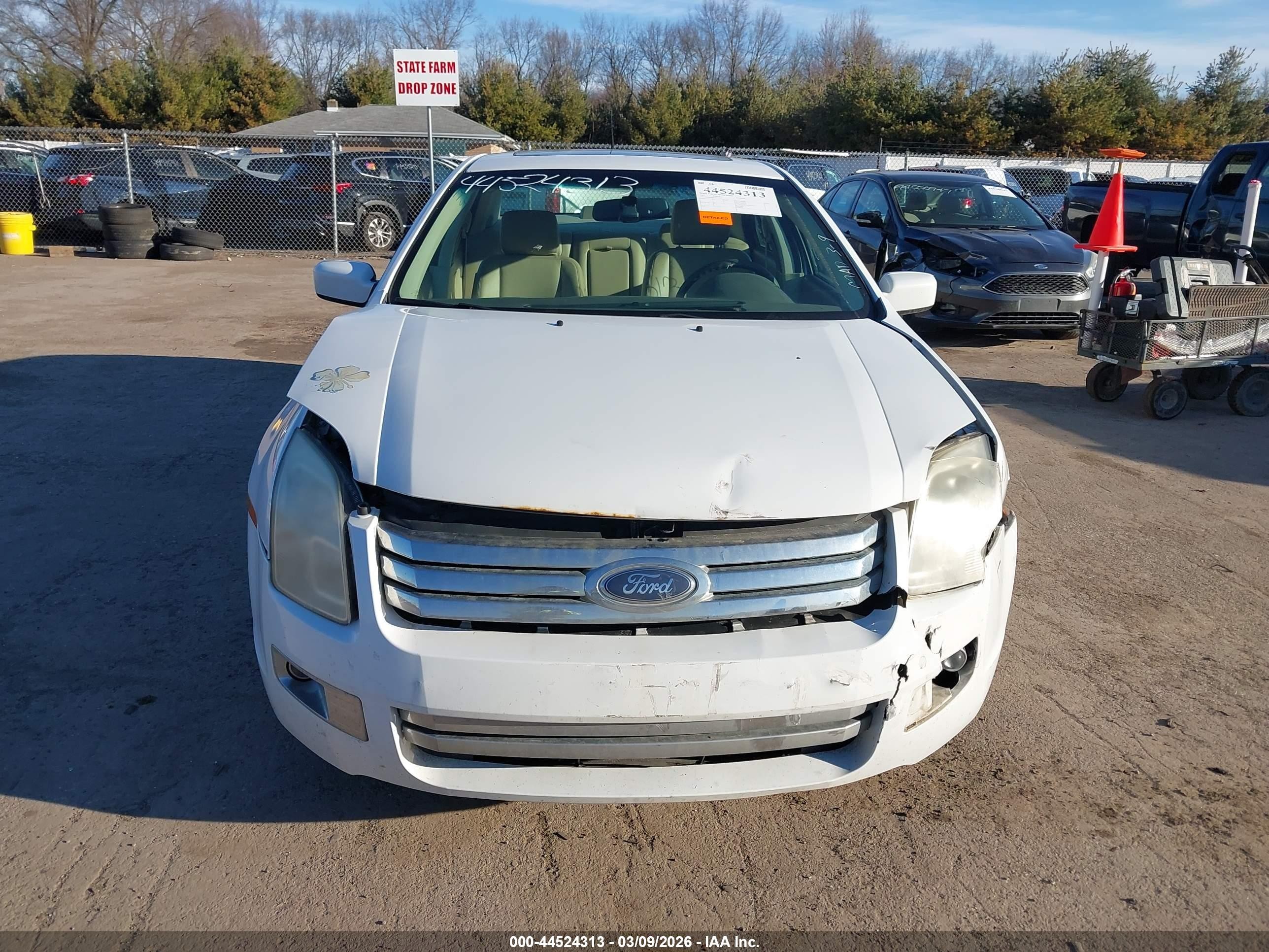 2007 Ford Fusion Sel White vin: 3FAHP08Z67R127983