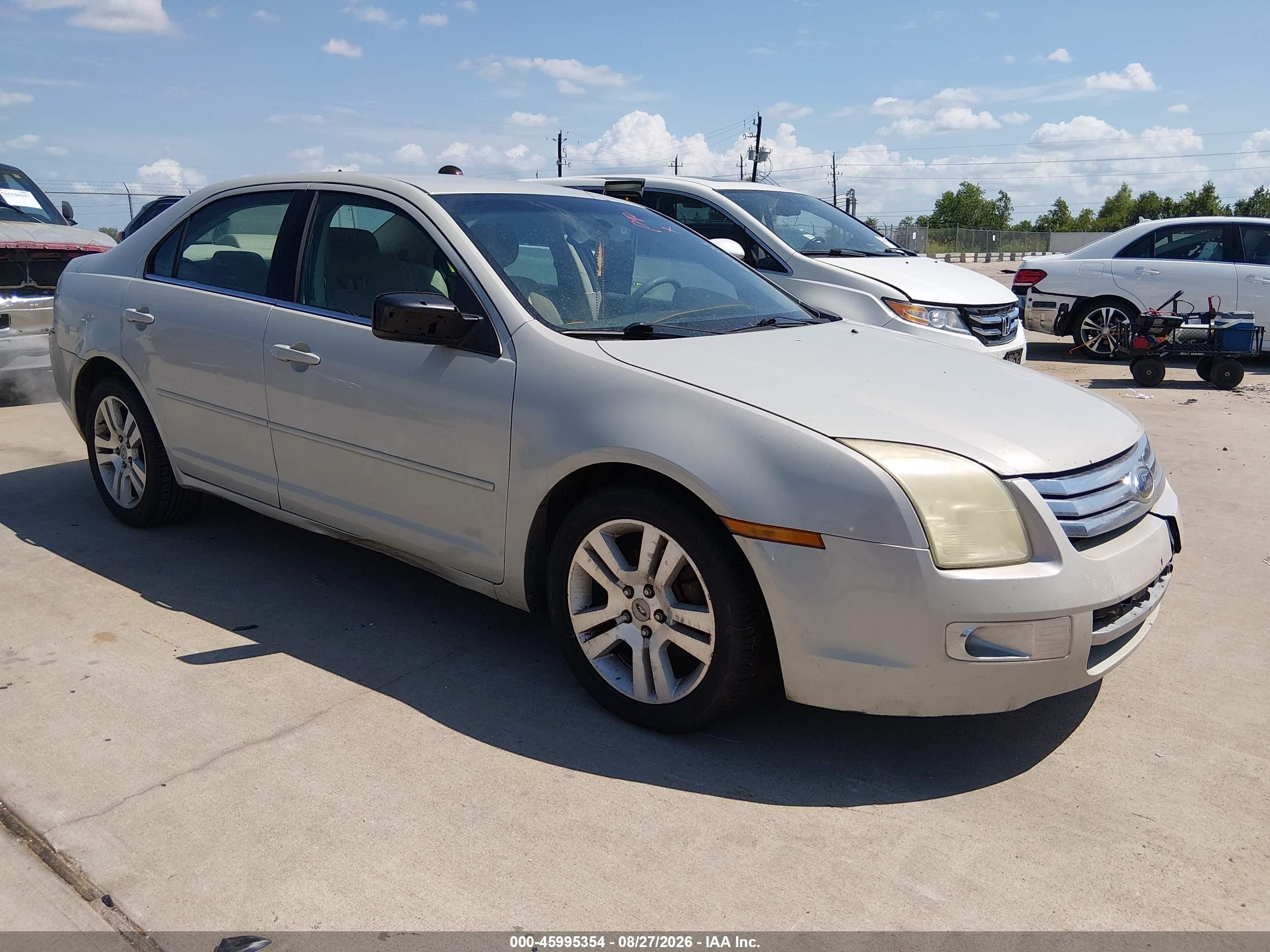 2008 Ford Fusion Sel White vin: 3FAHP08Z78R237541