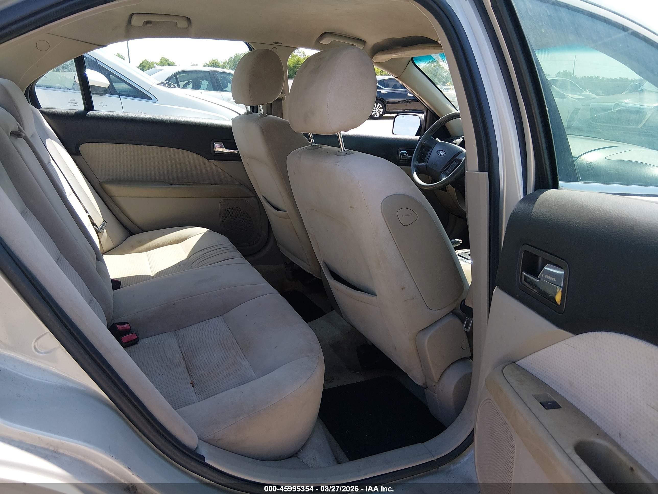2008 Ford Fusion Sel Белый vin: 3FAHP08Z78R237541