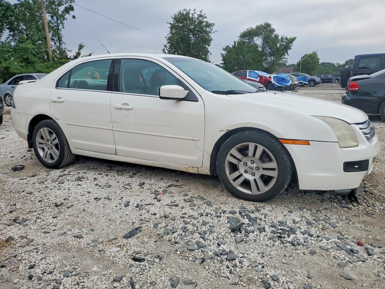 2009 Ford Fusion Sel White vin: 3FAHP08Z79R191131
