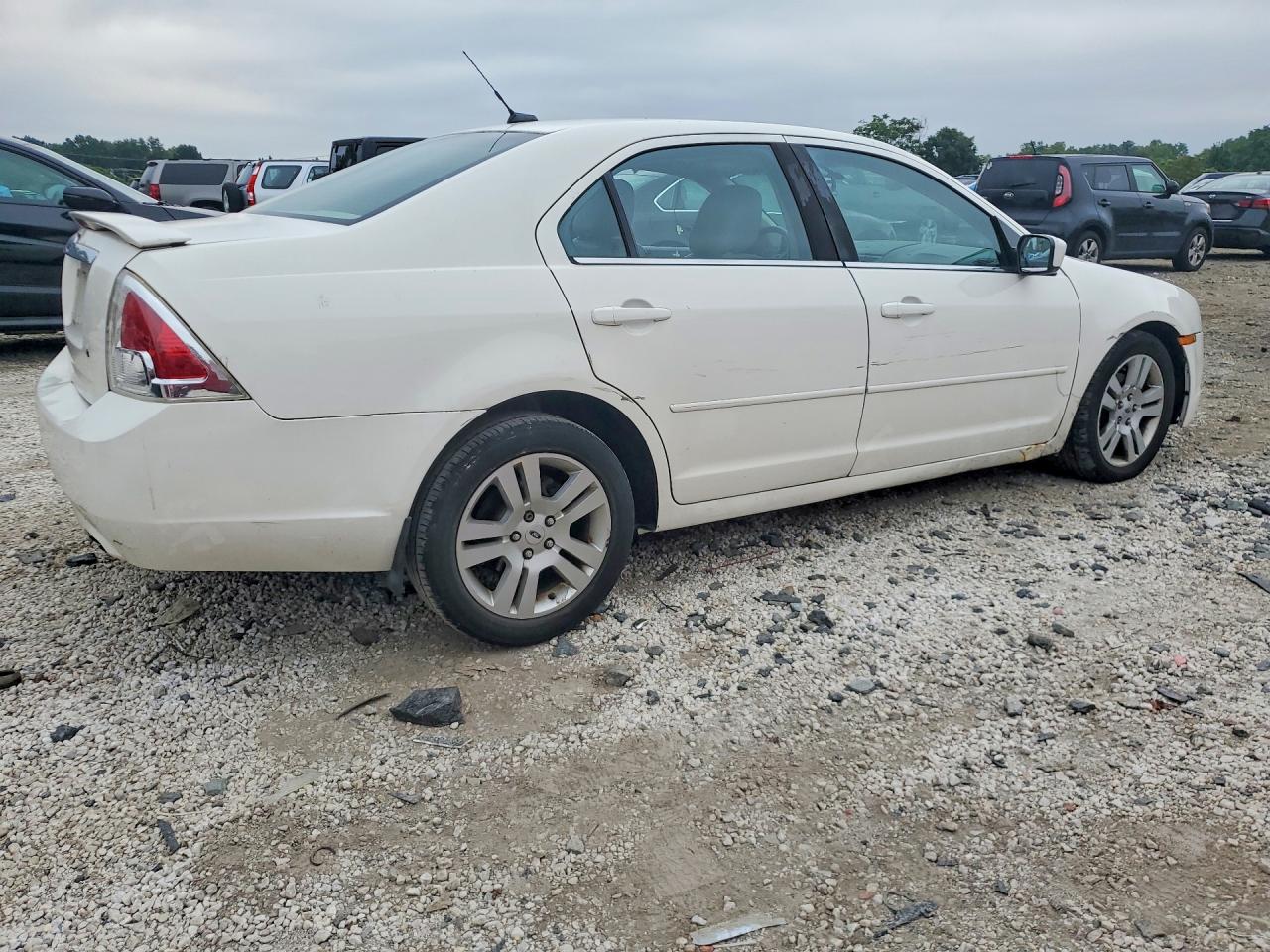 2009 Ford Fusion Sel White vin: 3FAHP08Z79R191131