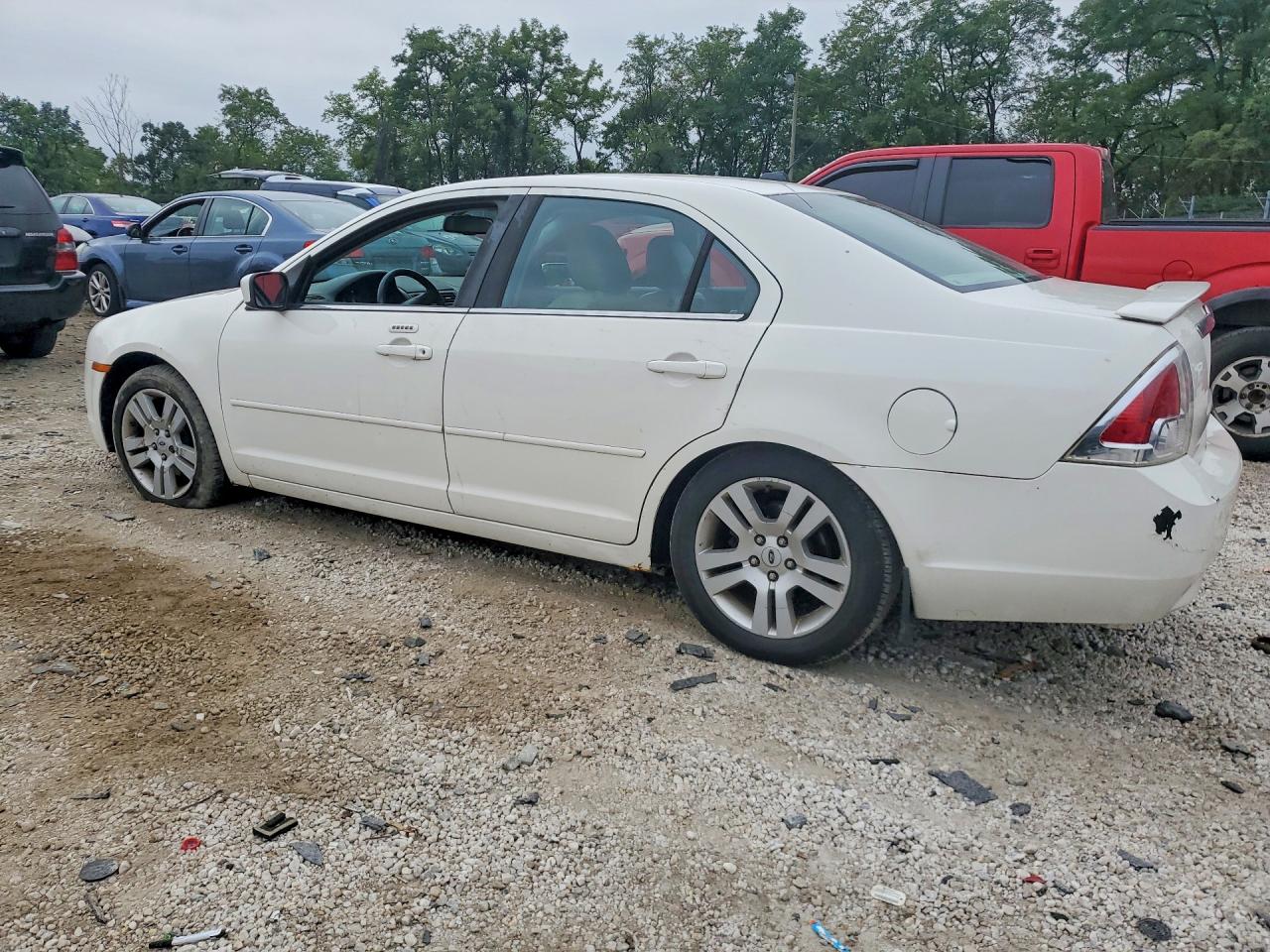 2009 Ford Fusion Sel White vin: 3FAHP08Z79R191131
