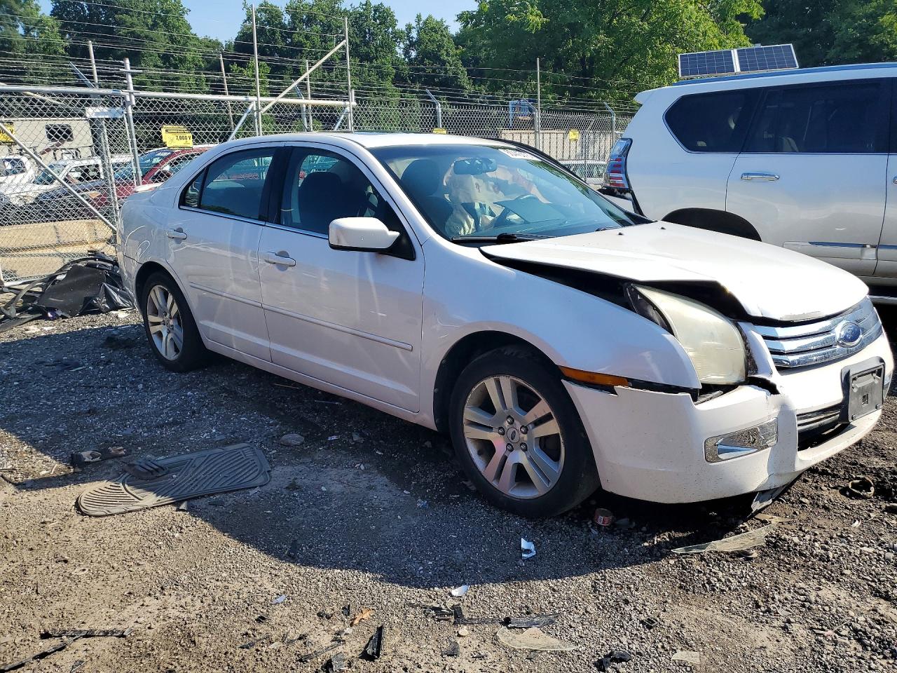 2009 Ford Fusion Sel White vin: 3FAHP08Z79R212253