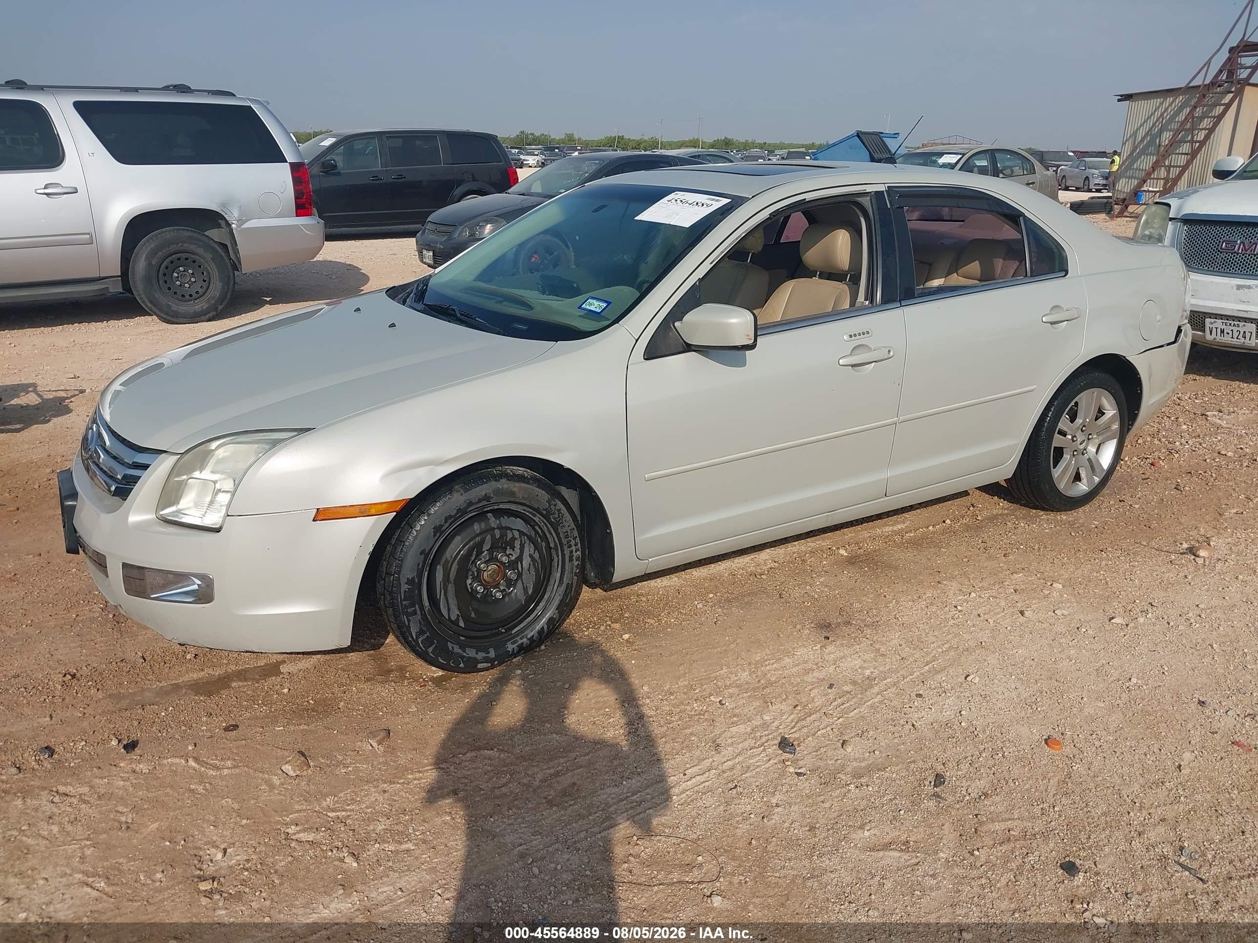 2008 Ford Fusion Sel Silver vin: 3FAHP08Z88R148352