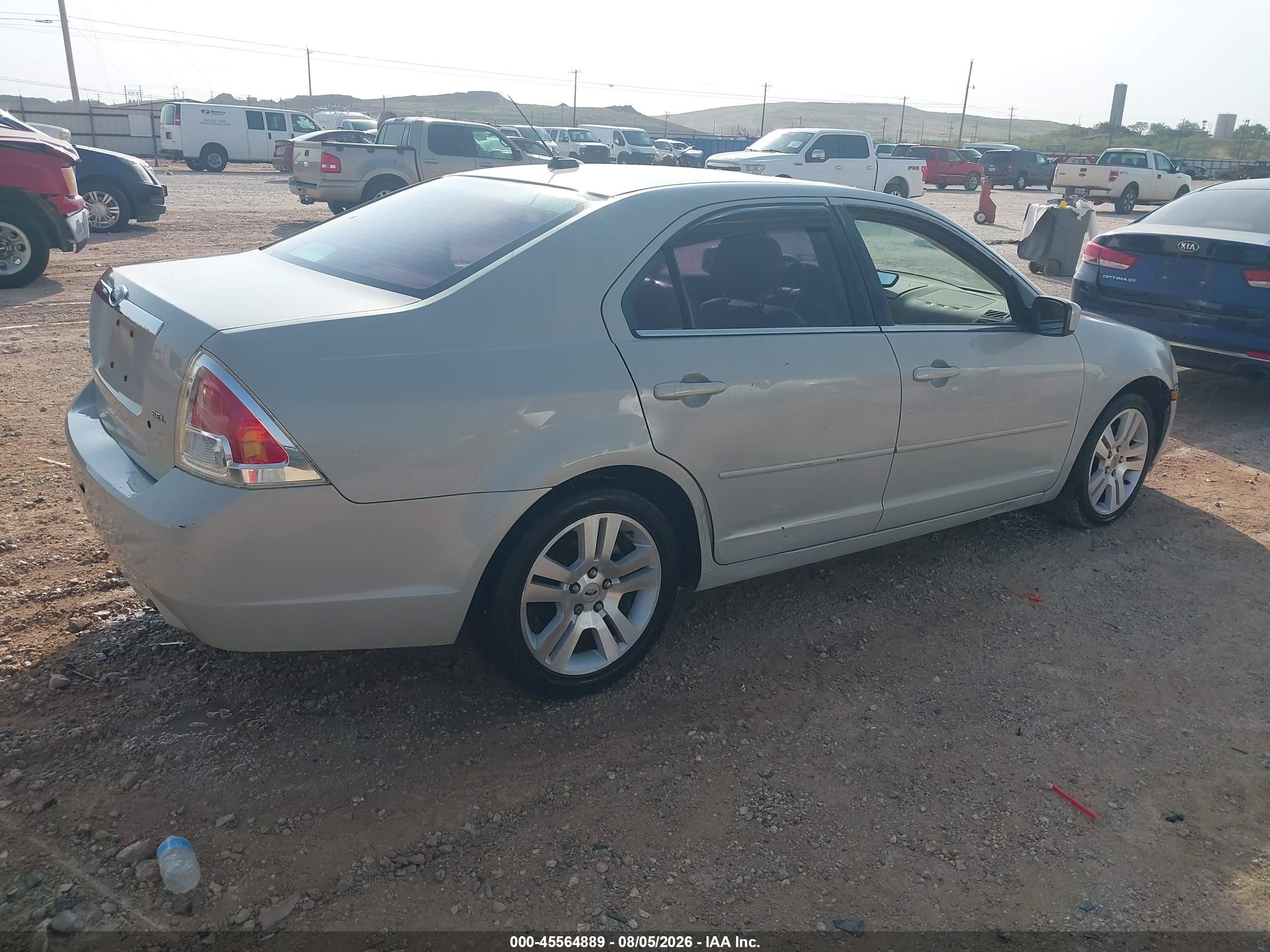 2008 Ford Fusion Sel Silver vin: 3FAHP08Z88R148352