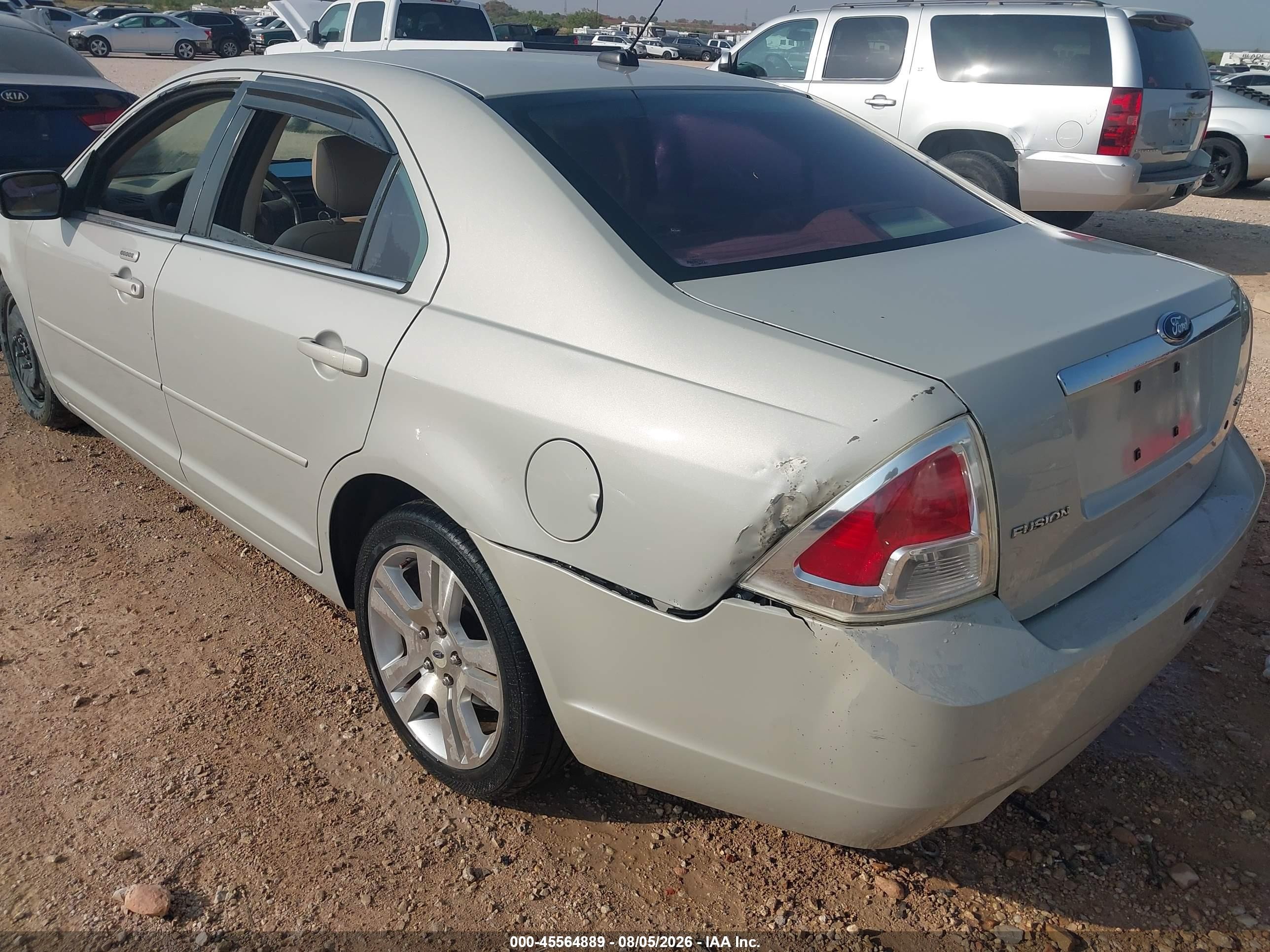 2008 Ford Fusion Sel Silver vin: 3FAHP08Z88R148352