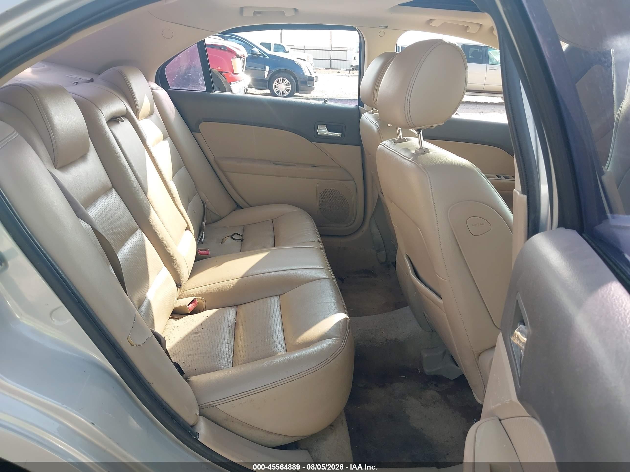 2008 Ford Fusion Sel Silver vin: 3FAHP08Z88R148352
