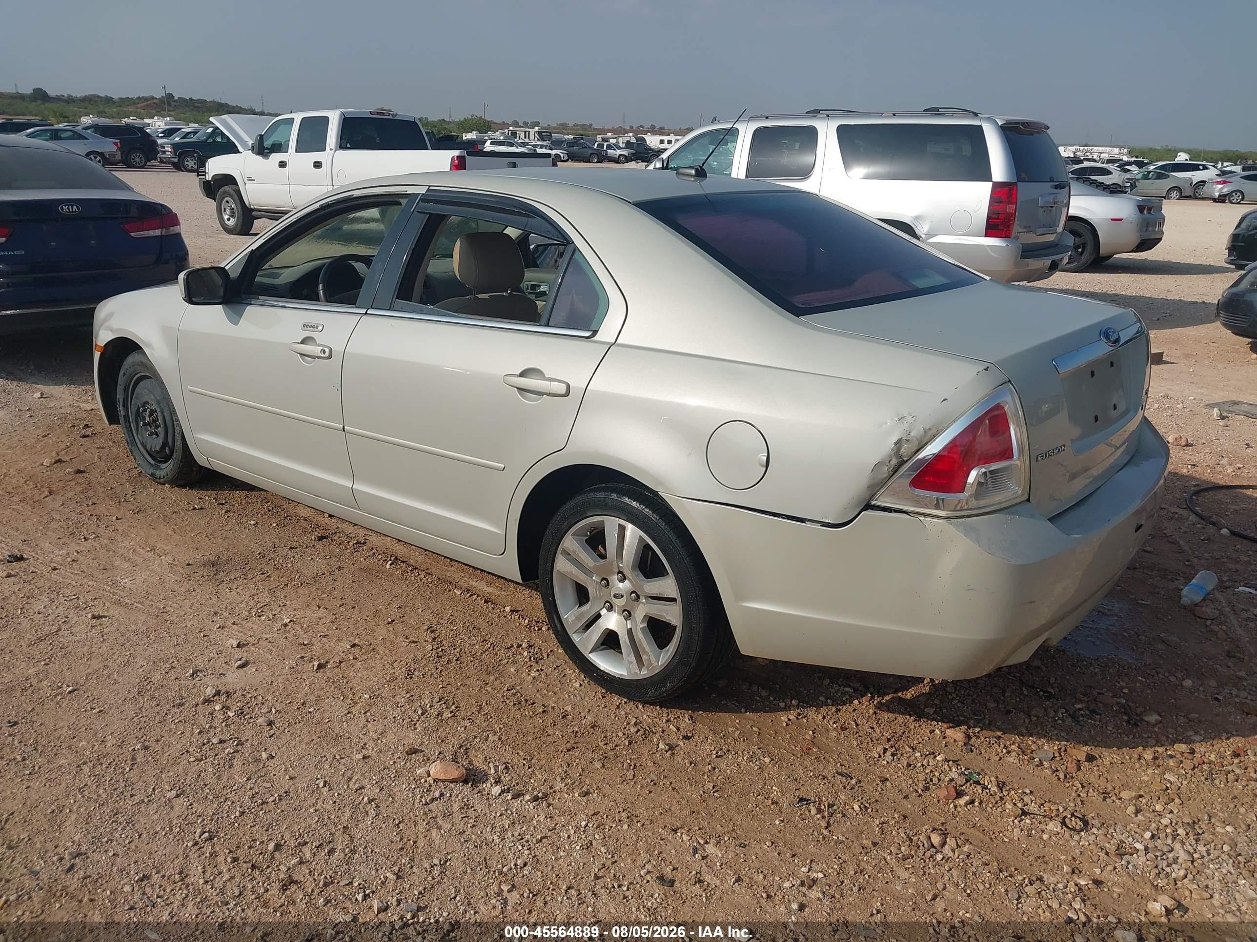 2008 Ford Fusion Sel Silver vin: 3FAHP08Z88R148352