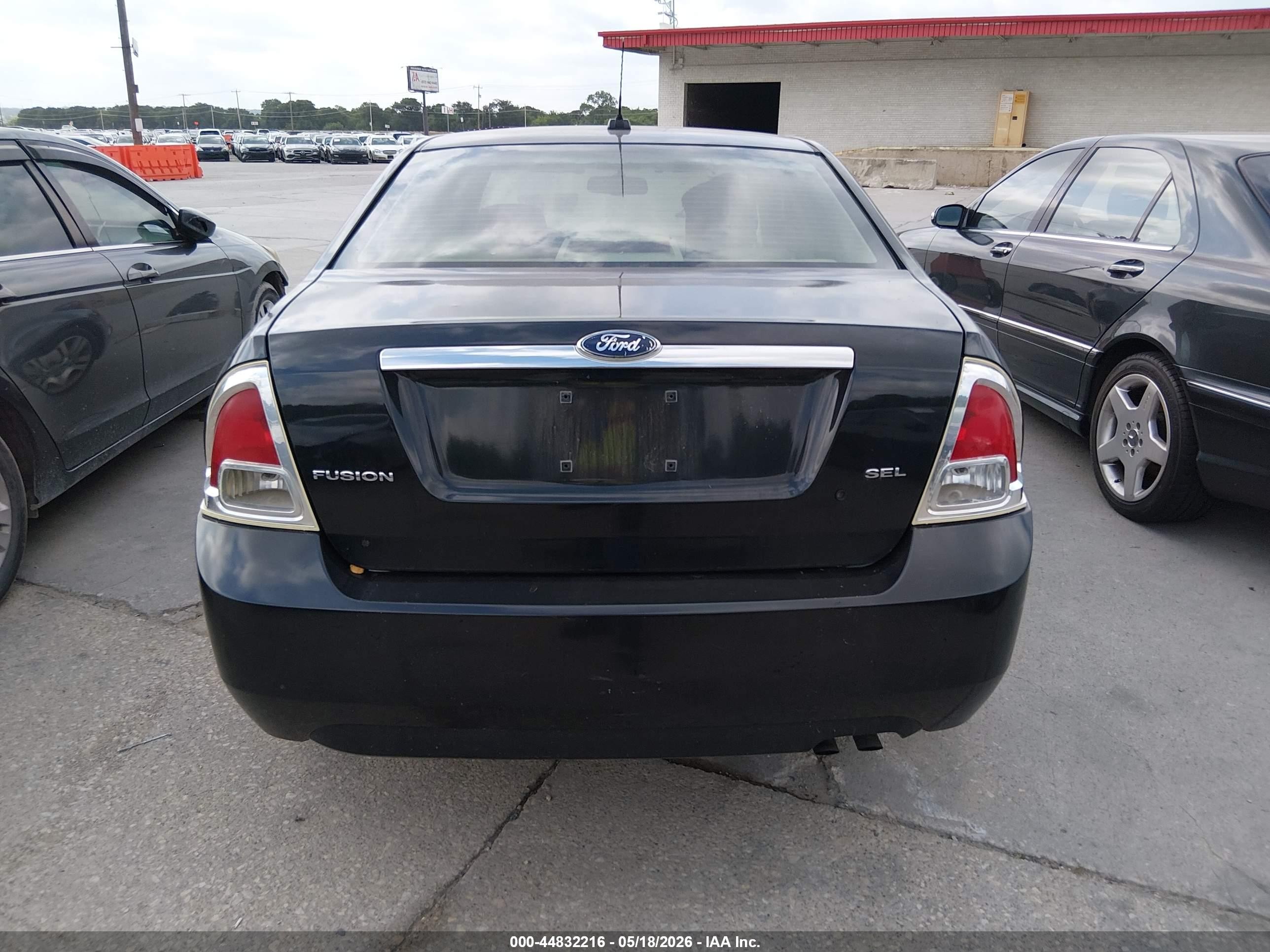 2009 Ford Fusion Sel Black vin: 3FAHP08Z89R200287