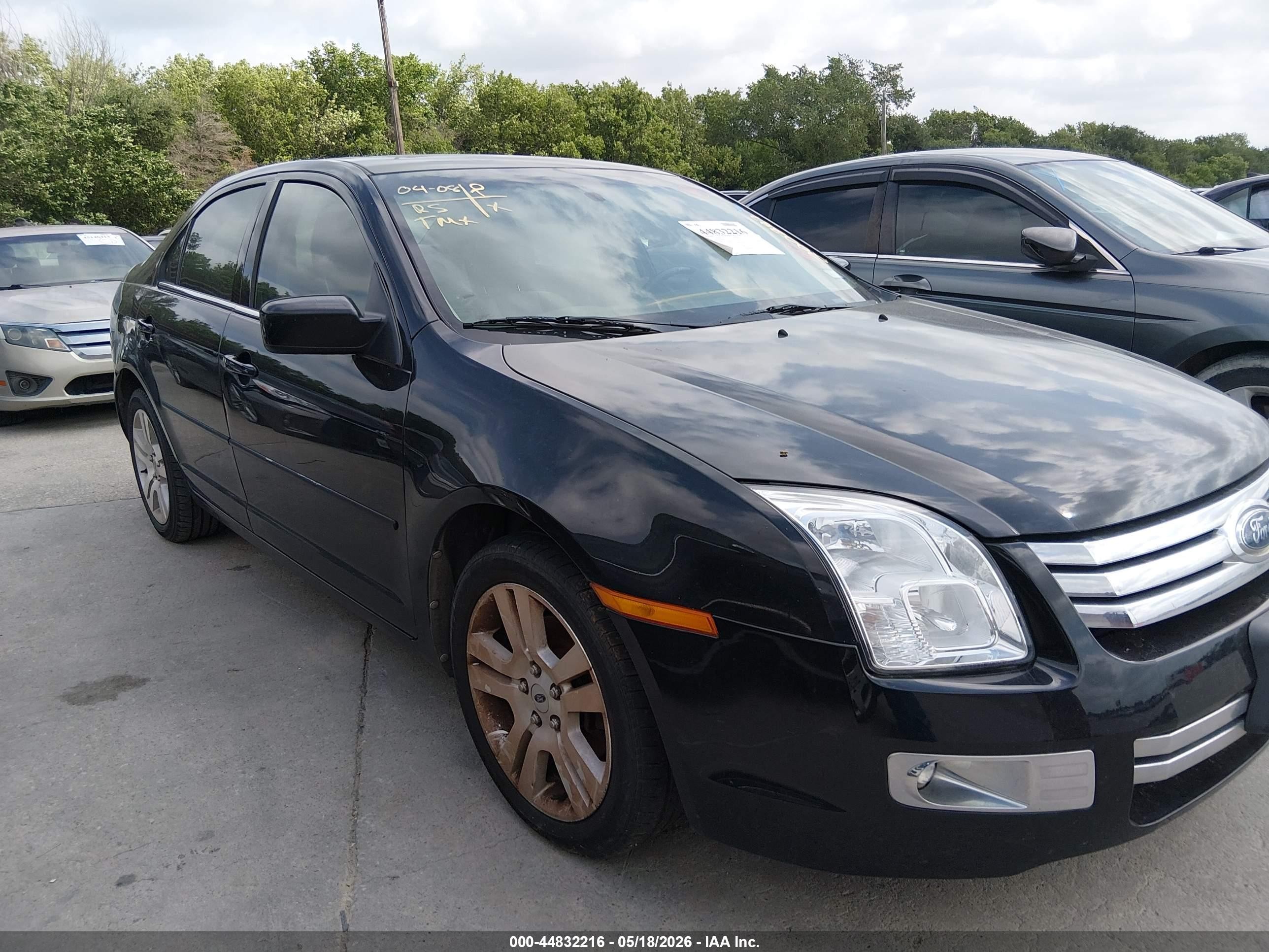 2009 Ford Fusion Sel Black vin: 3FAHP08Z89R200287