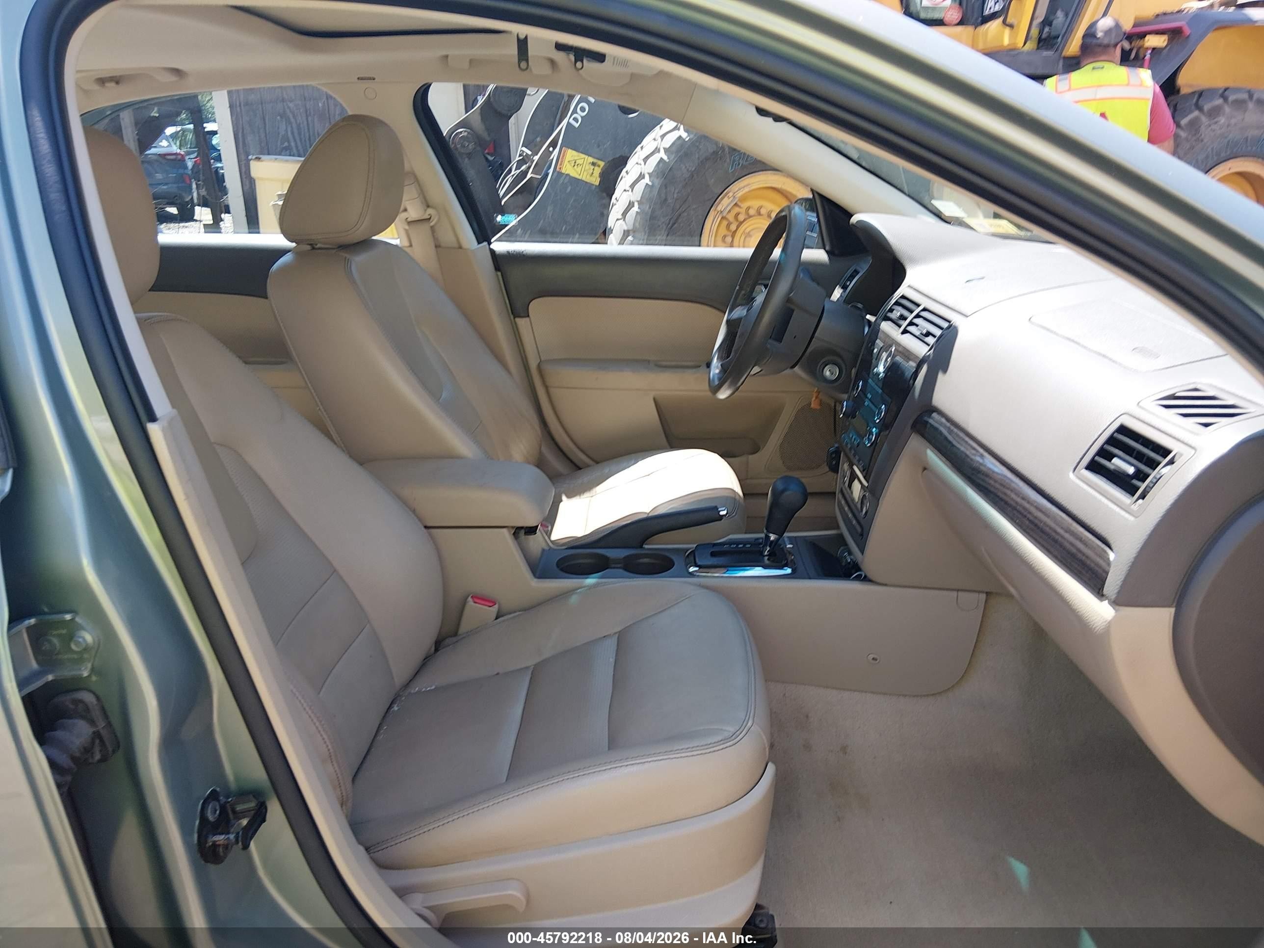 2009 Ford Fusion Sel Green vin: 3FAHP08Z99R126569