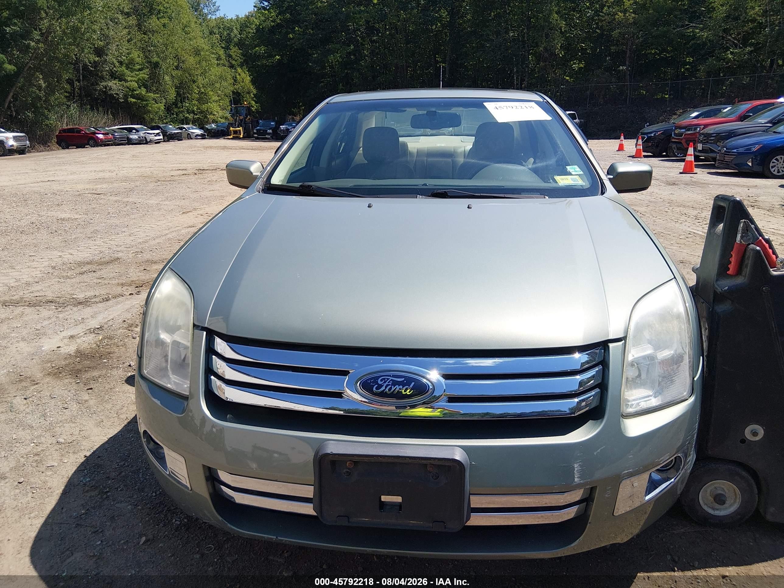2009 Ford Fusion Sel Green vin: 3FAHP08Z99R126569