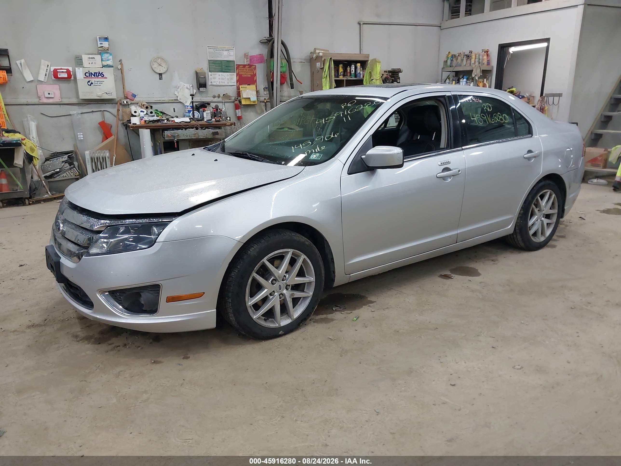 2011 Ford Fusion Sel Silver vin: 3FAHP0CG0BR165031