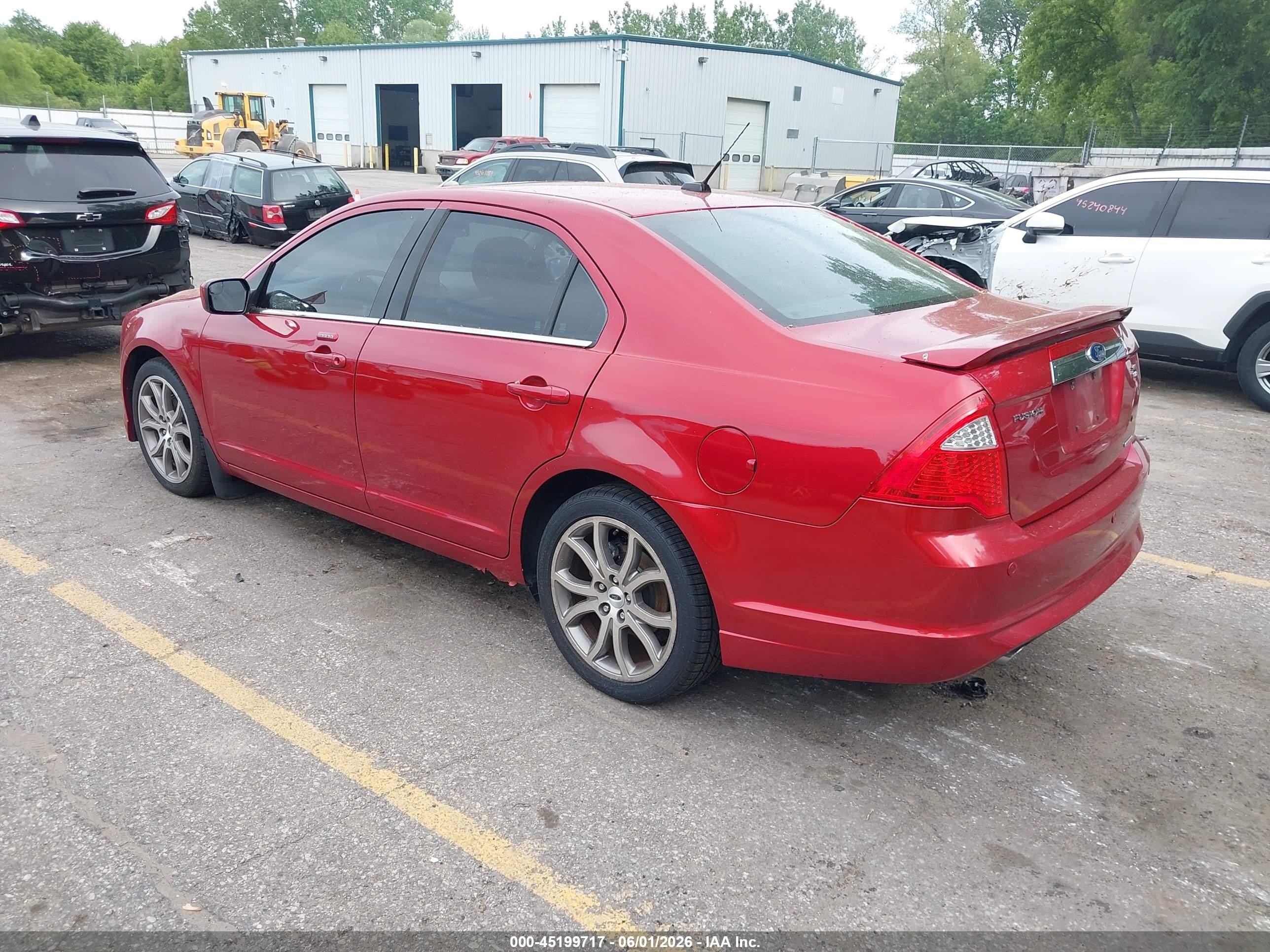 2011 Ford Fusion Sel Красный vin: 3FAHP0CG0BR294628