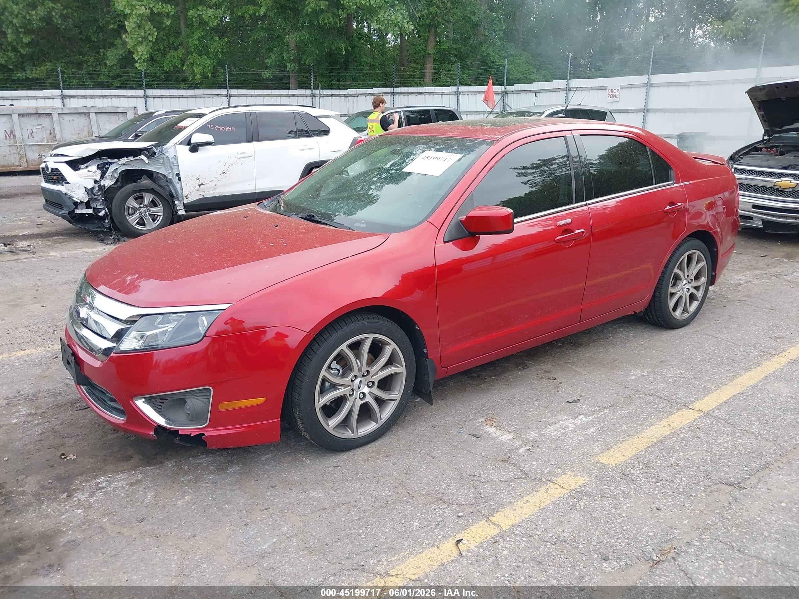 2011 Ford Fusion Sel Красный vin: 3FAHP0CG0BR294628