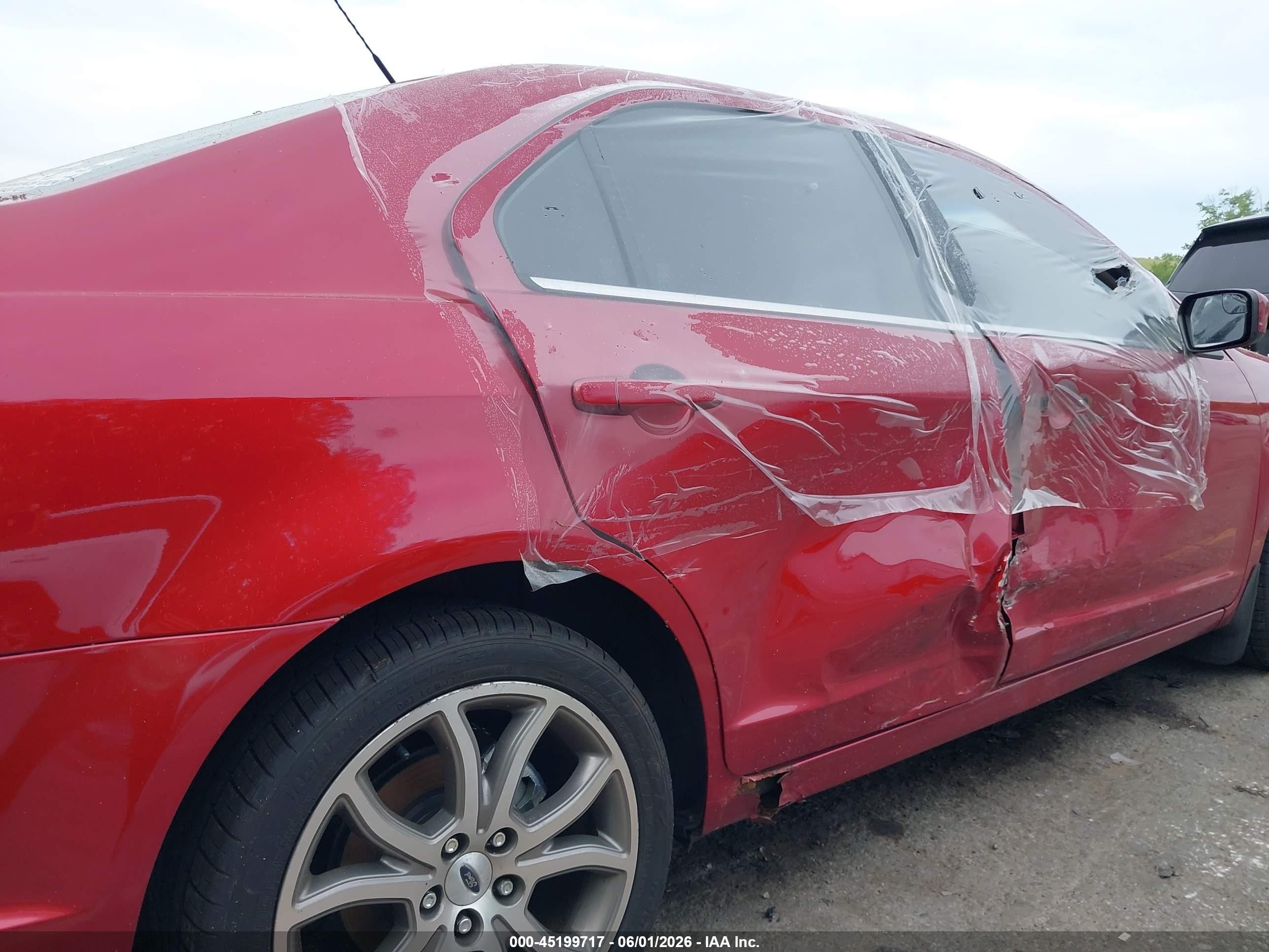 2011 Ford Fusion Sel Красный vin: 3FAHP0CG0BR294628