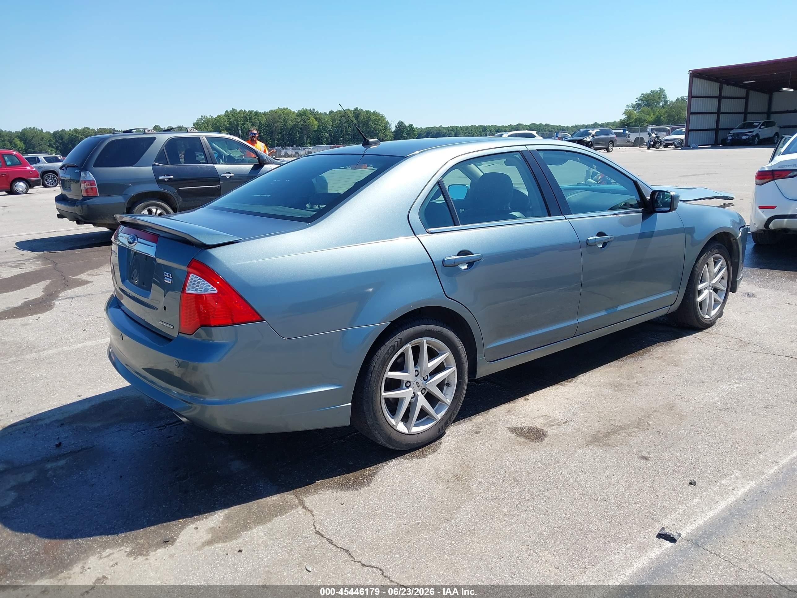 2012 Ford Fusion Sel Dark Blue vin: 3FAHP0CG0CR197642