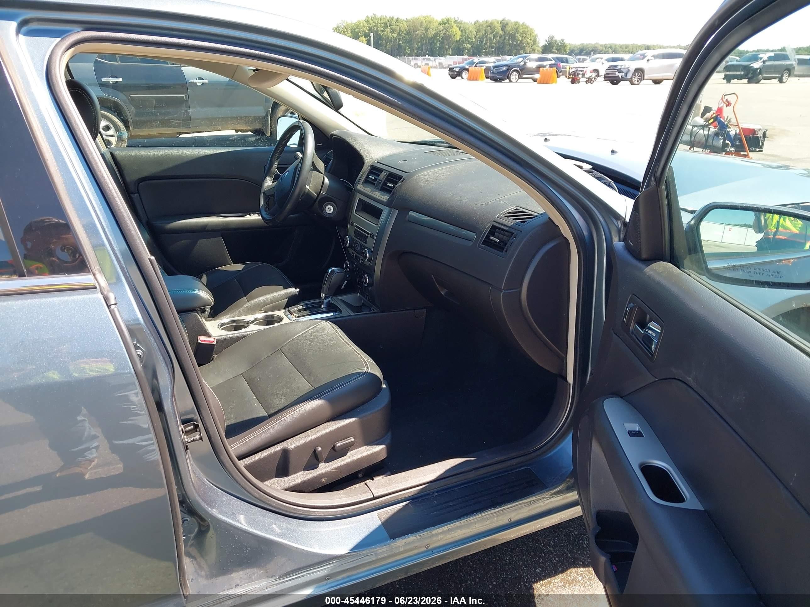 2012 Ford Fusion Sel Dark Blue vin: 3FAHP0CG0CR197642