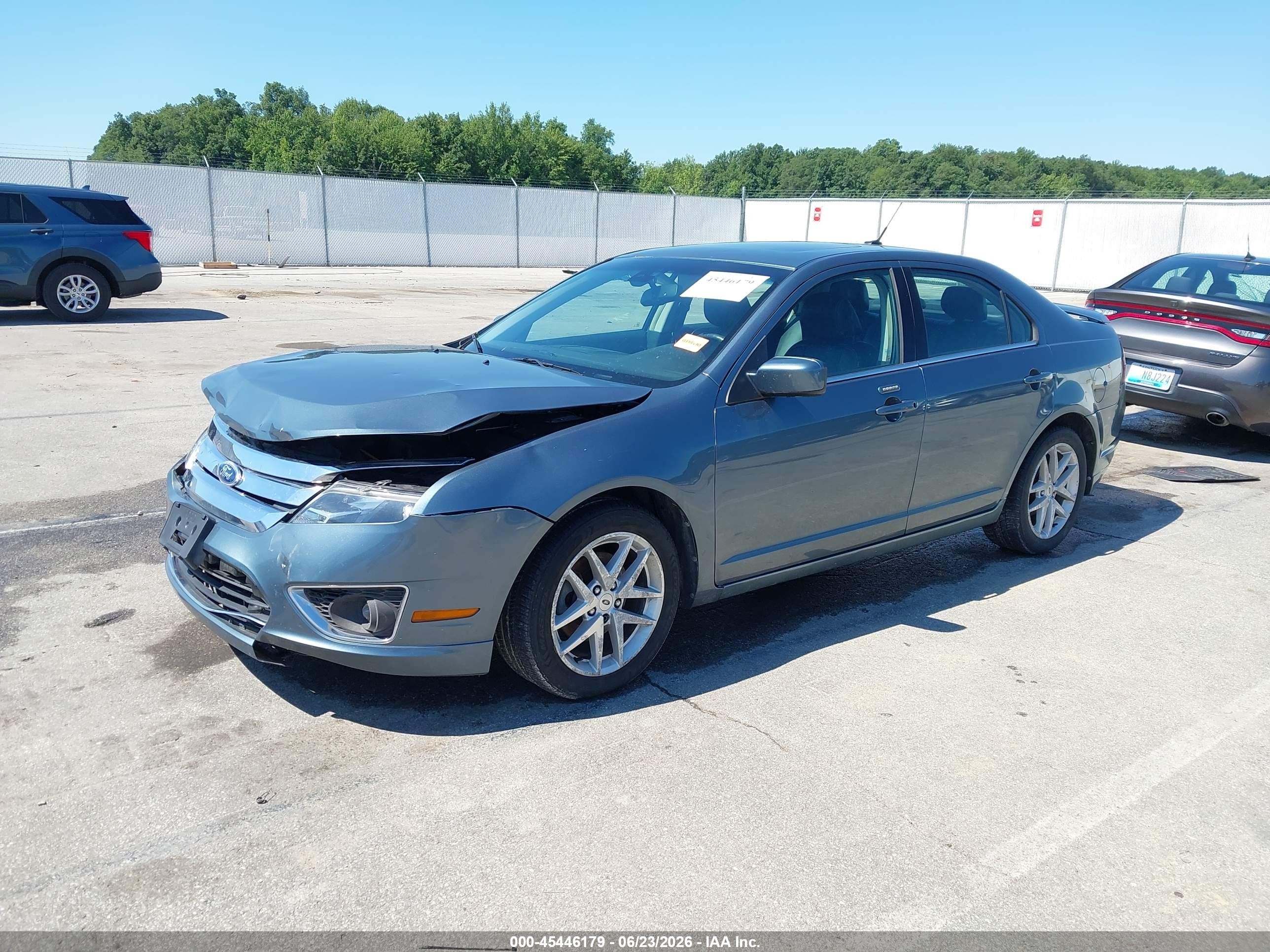2012 Ford Fusion Sel Dark Blue vin: 3FAHP0CG0CR197642