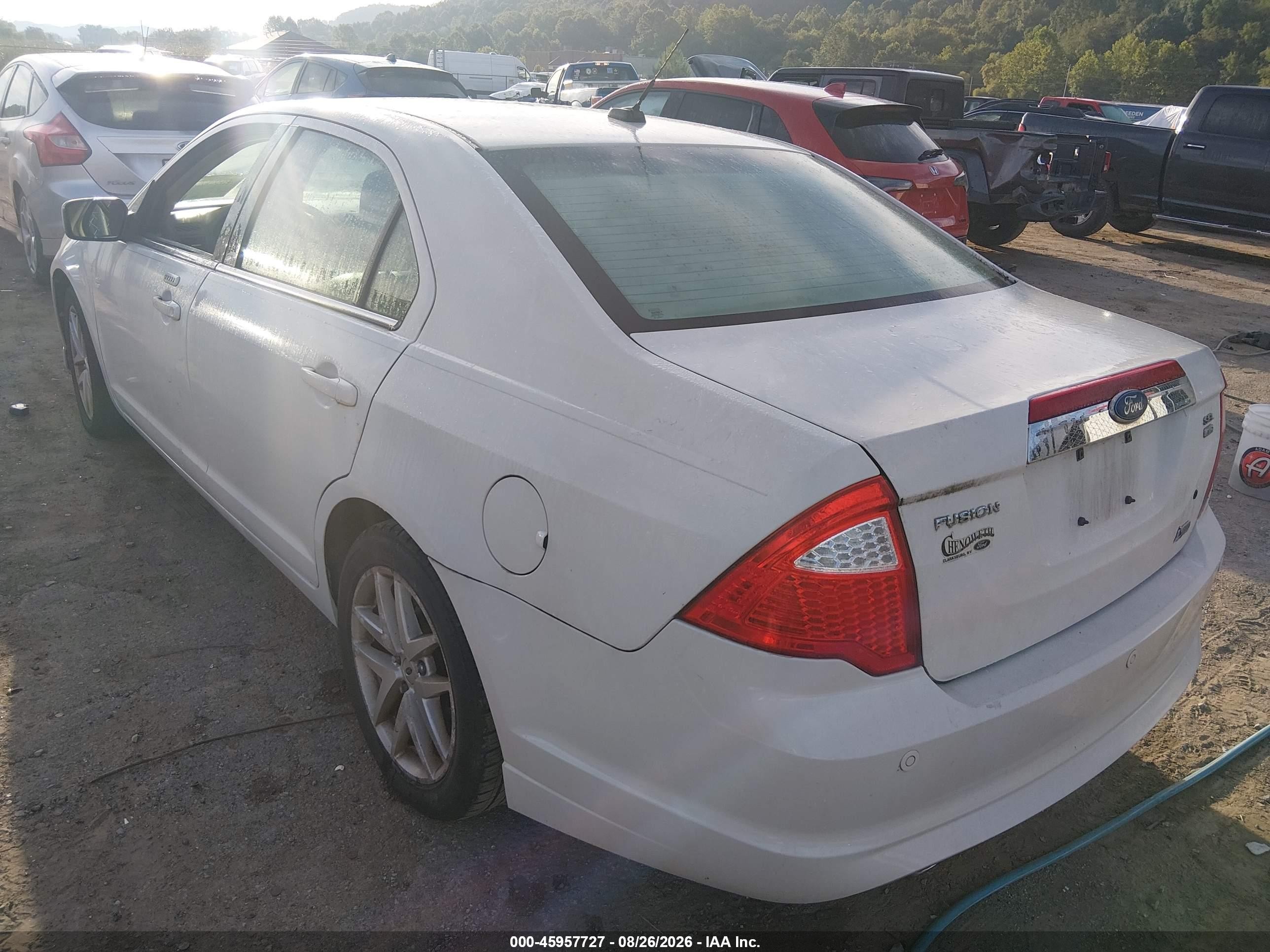 2010 Ford Fusion Sel White vin: 3FAHP0CG2AR336277