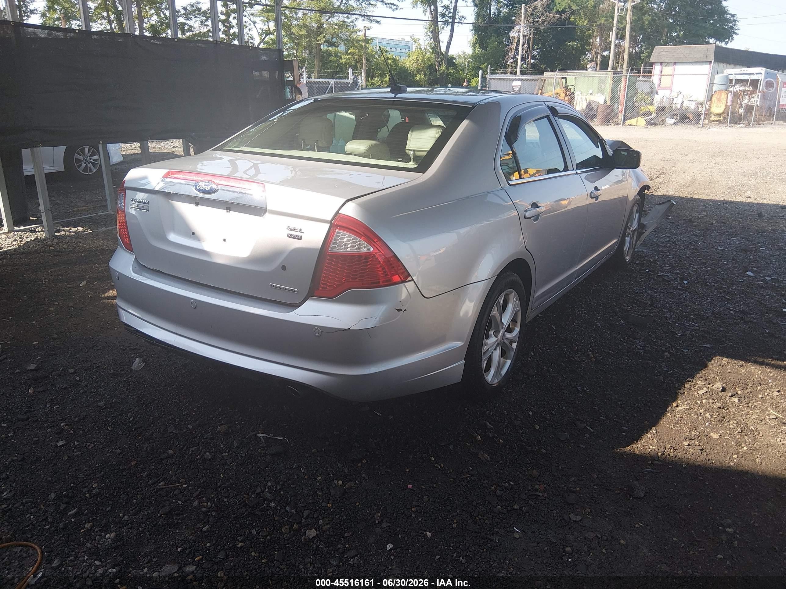 2012 Ford Fusion Sel Silver vin: 3FAHP0CG2CR386213