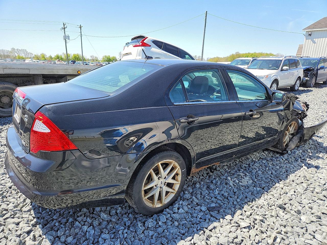 2010 Ford Fusion Sel Черный vin: 3FAHP0CG3AR162221