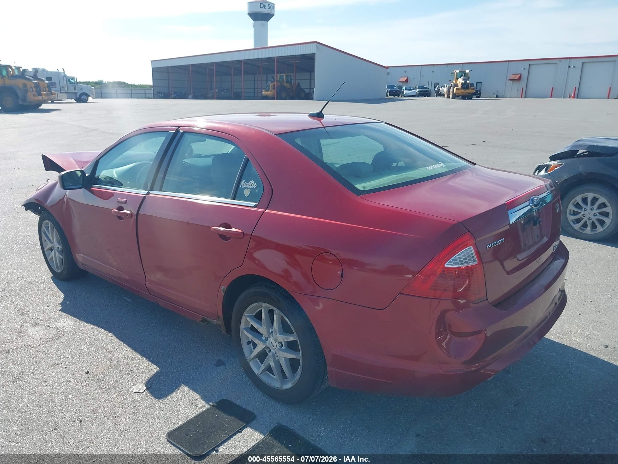 2010 Ford Fusion Sel Red vin: 3FAHP0CG3AR252792