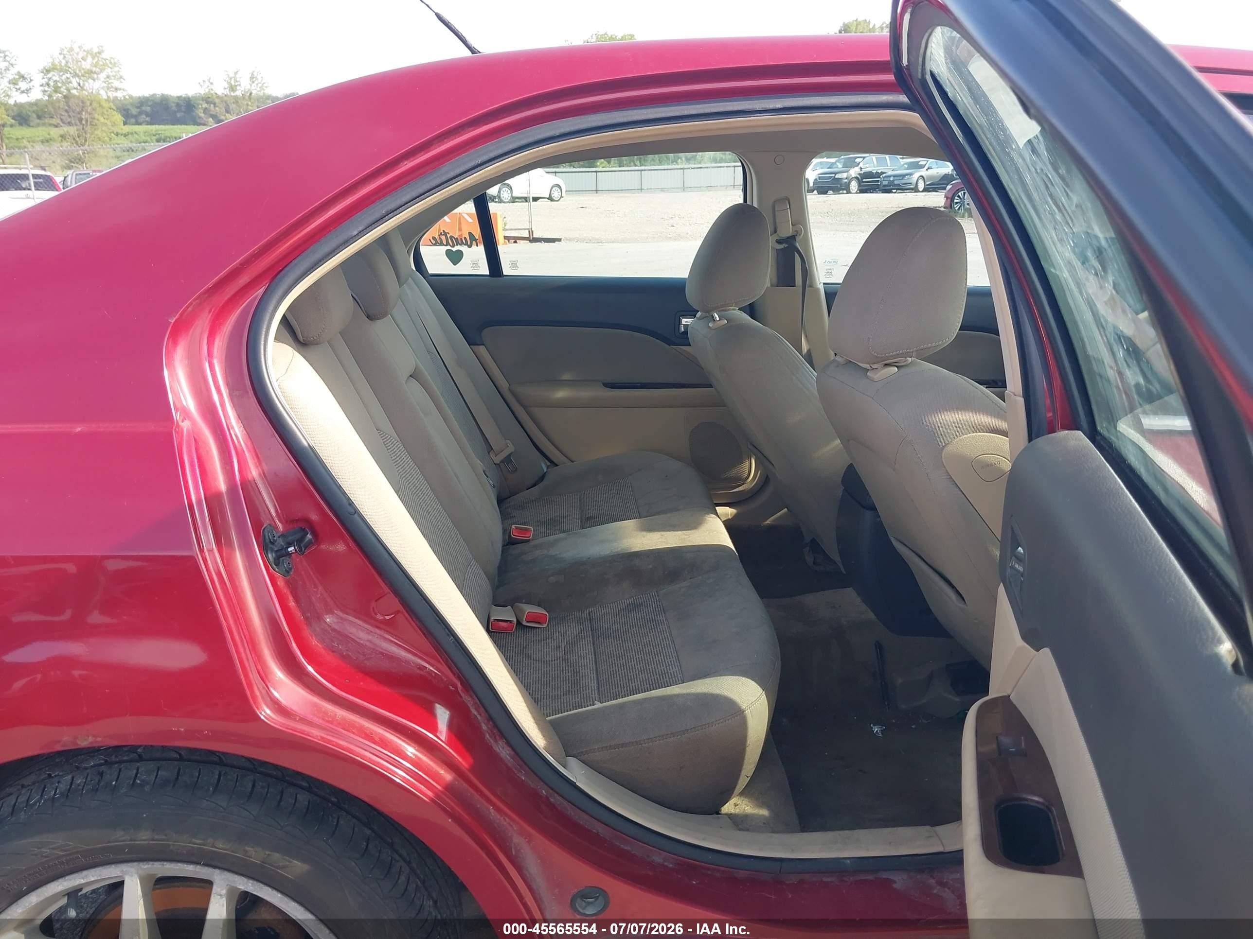 2010 Ford Fusion Sel Red vin: 3FAHP0CG3AR252792