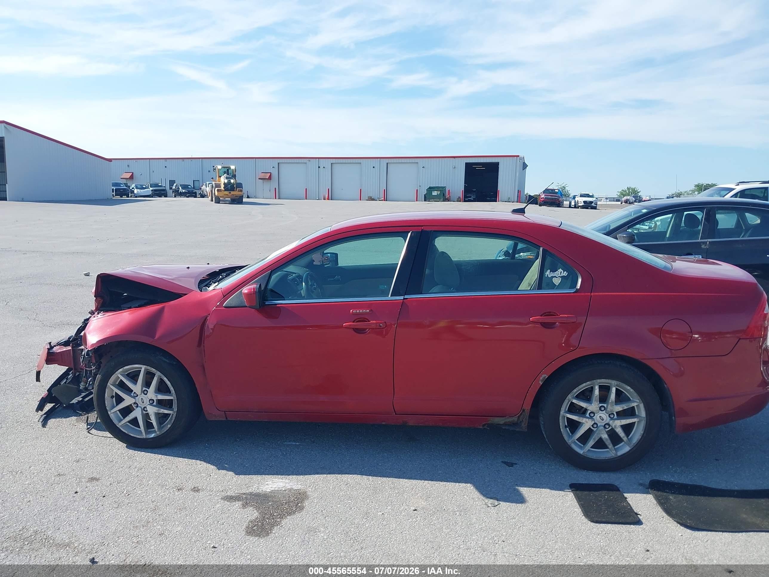 2010 Ford Fusion Sel Red vin: 3FAHP0CG3AR252792