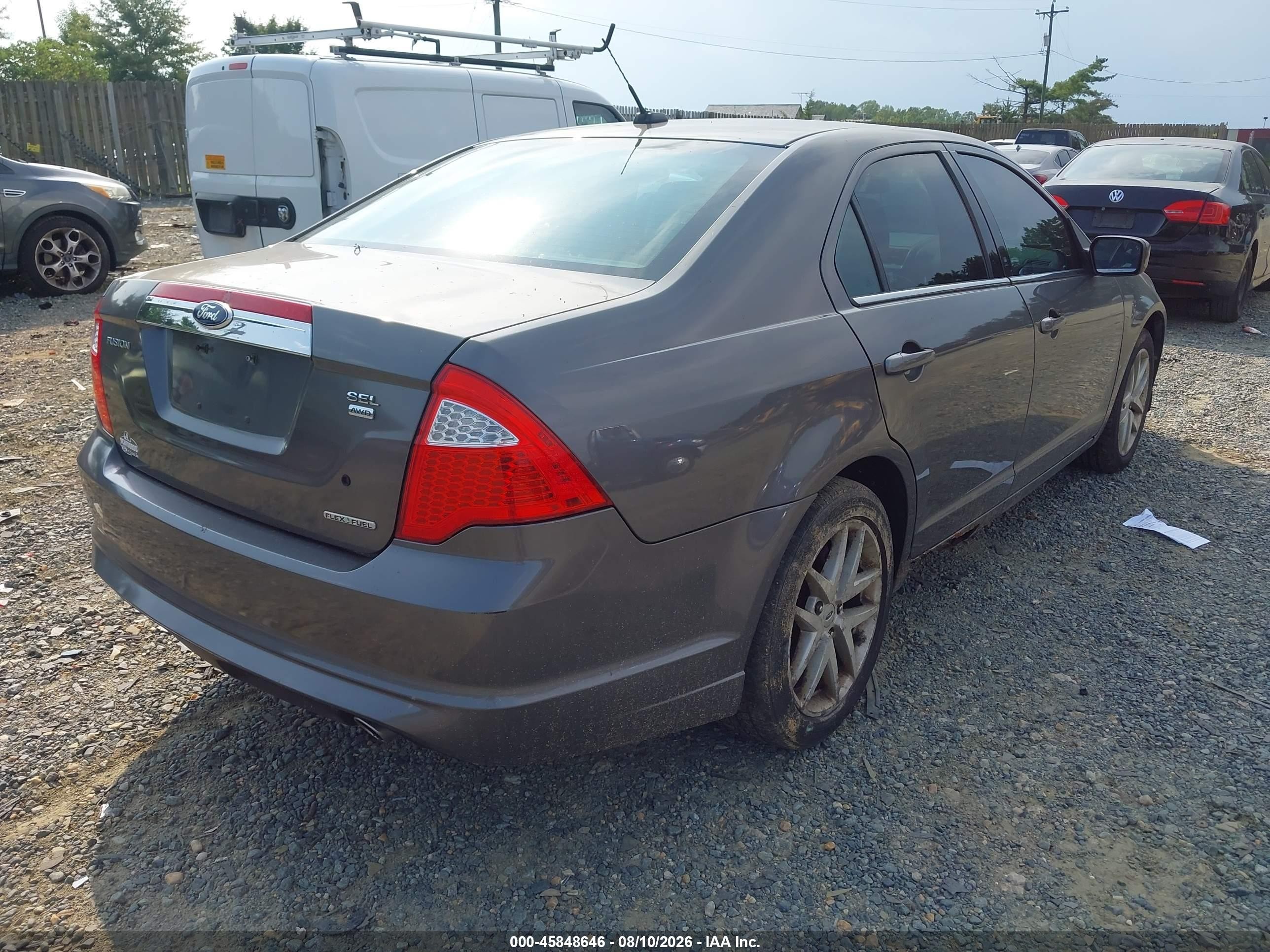 2012 Ford Fusion Sel Gray vin: 3FAHP0CG3CR249670