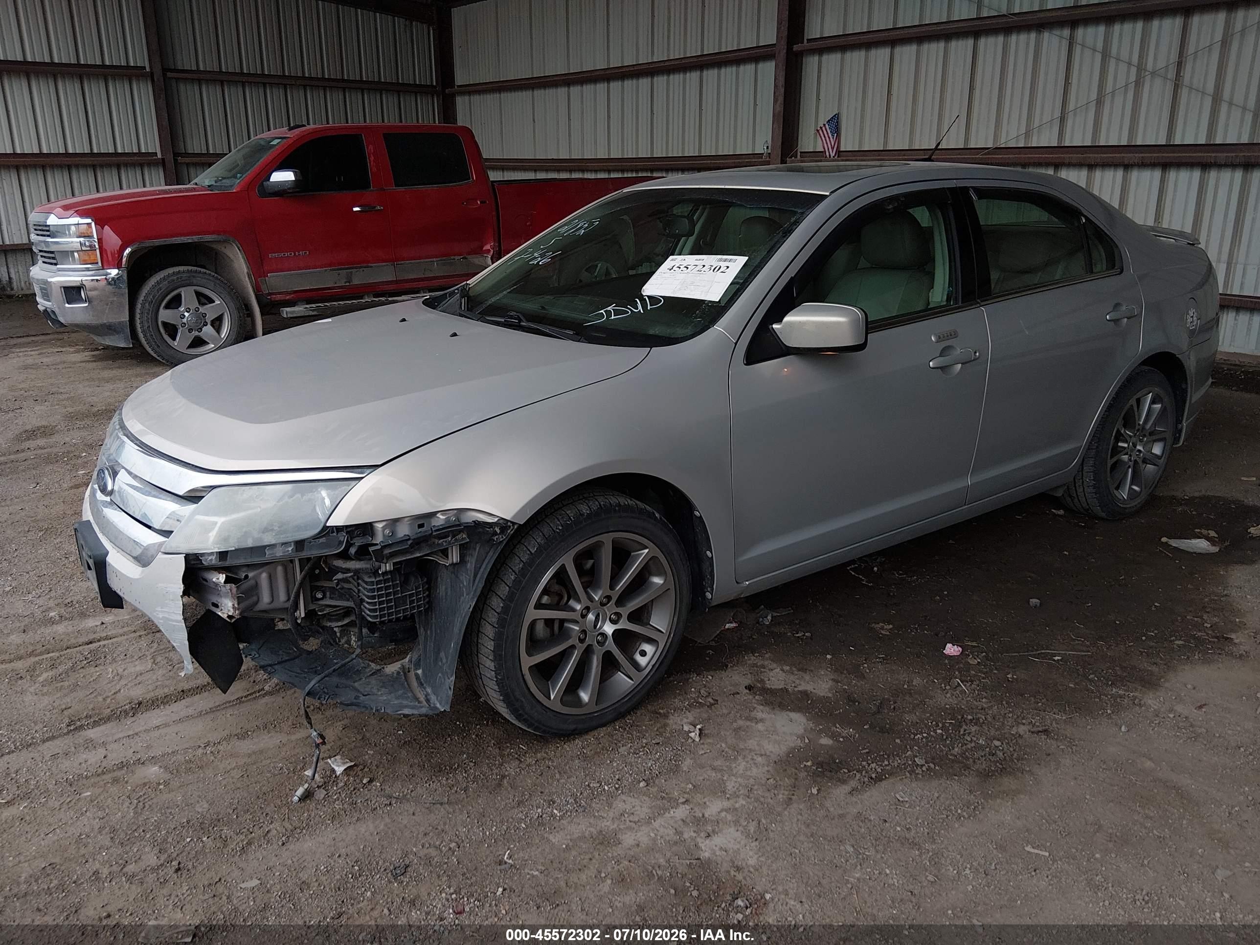 2010 Ford Fusion Sel Silver vin: 3FAHP0CG4AR172935