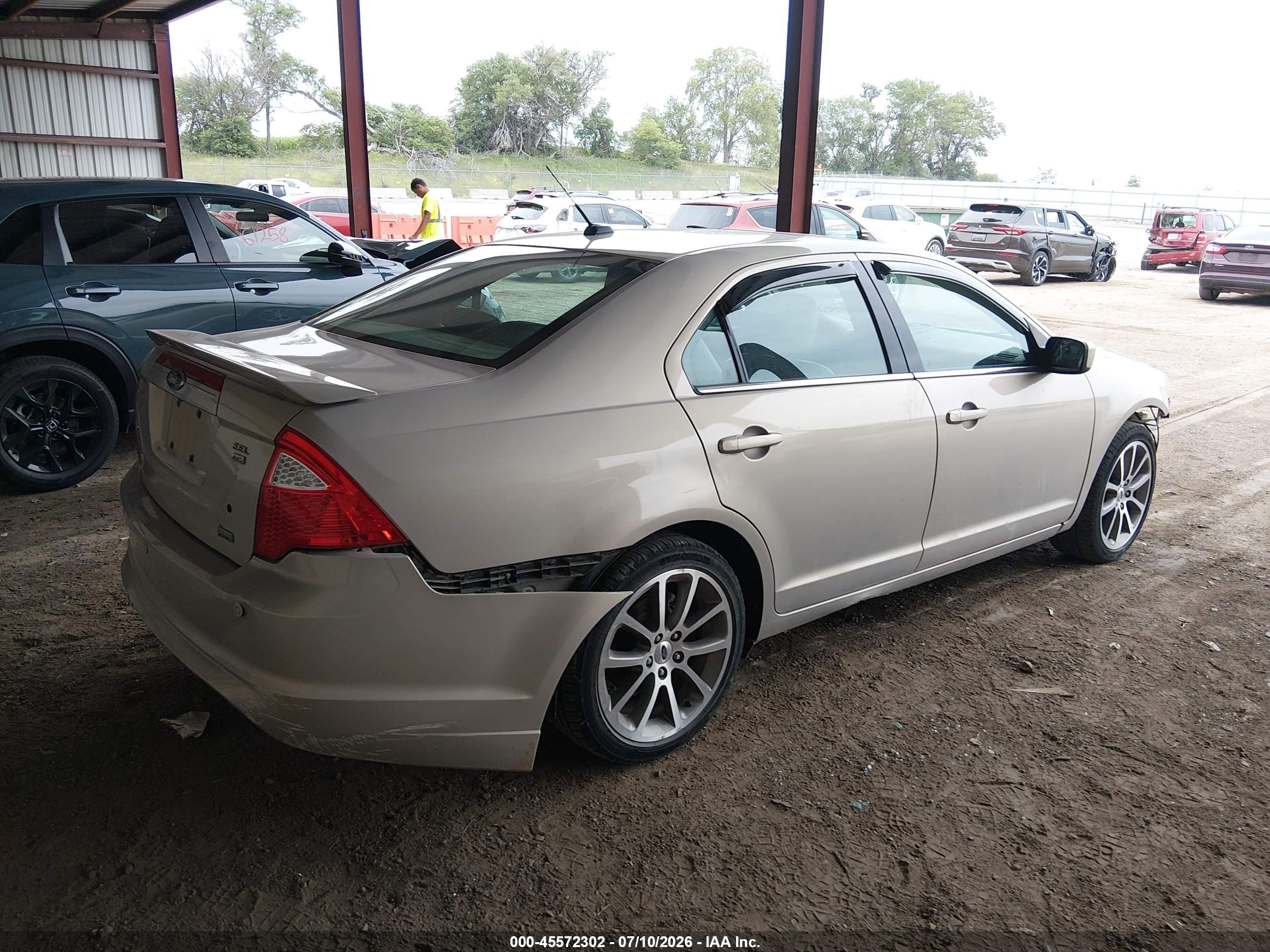 2010 Ford Fusion Sel Silver vin: 3FAHP0CG4AR172935