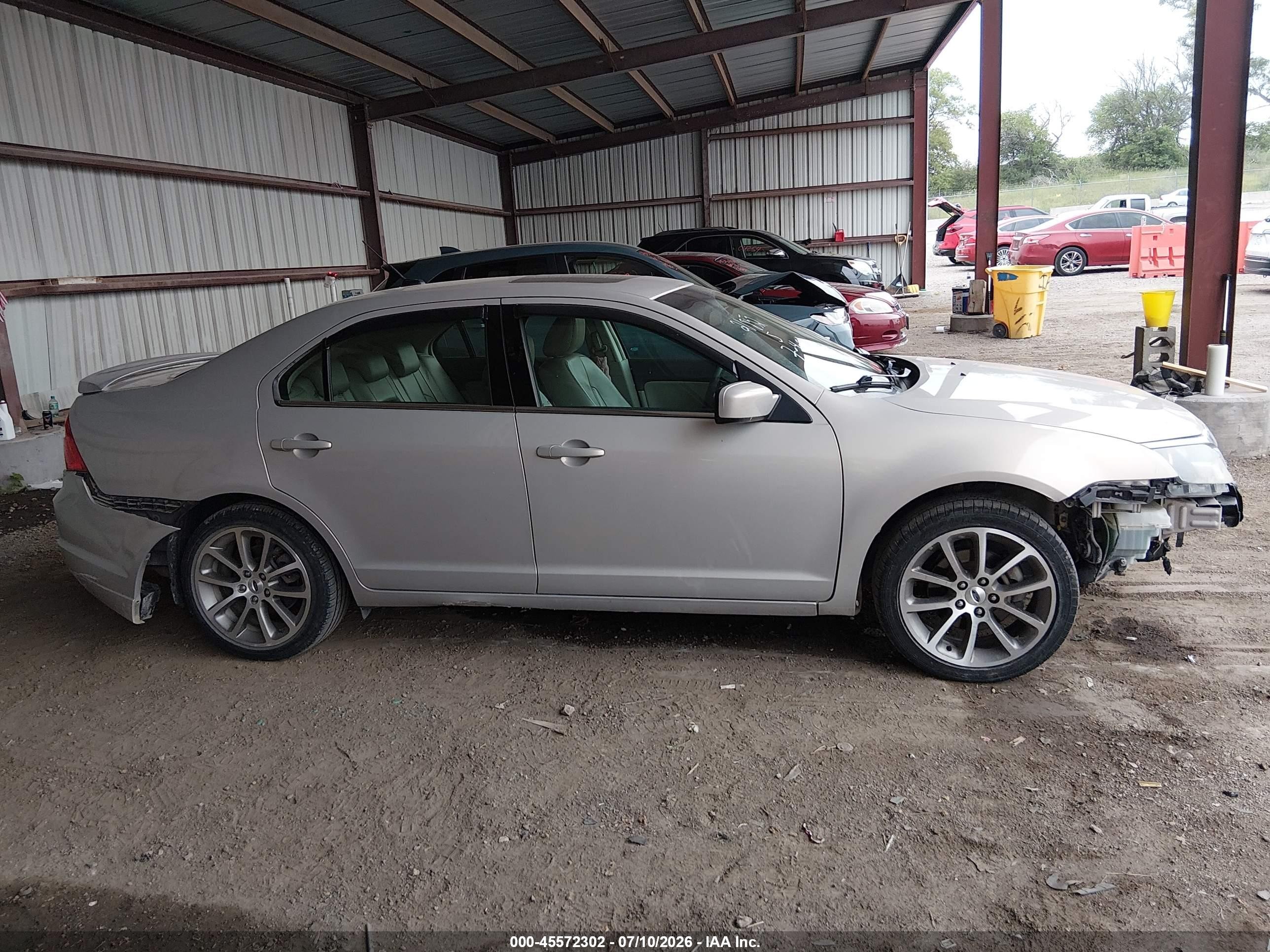 2010 Ford Fusion Sel Silver vin: 3FAHP0CG4AR172935