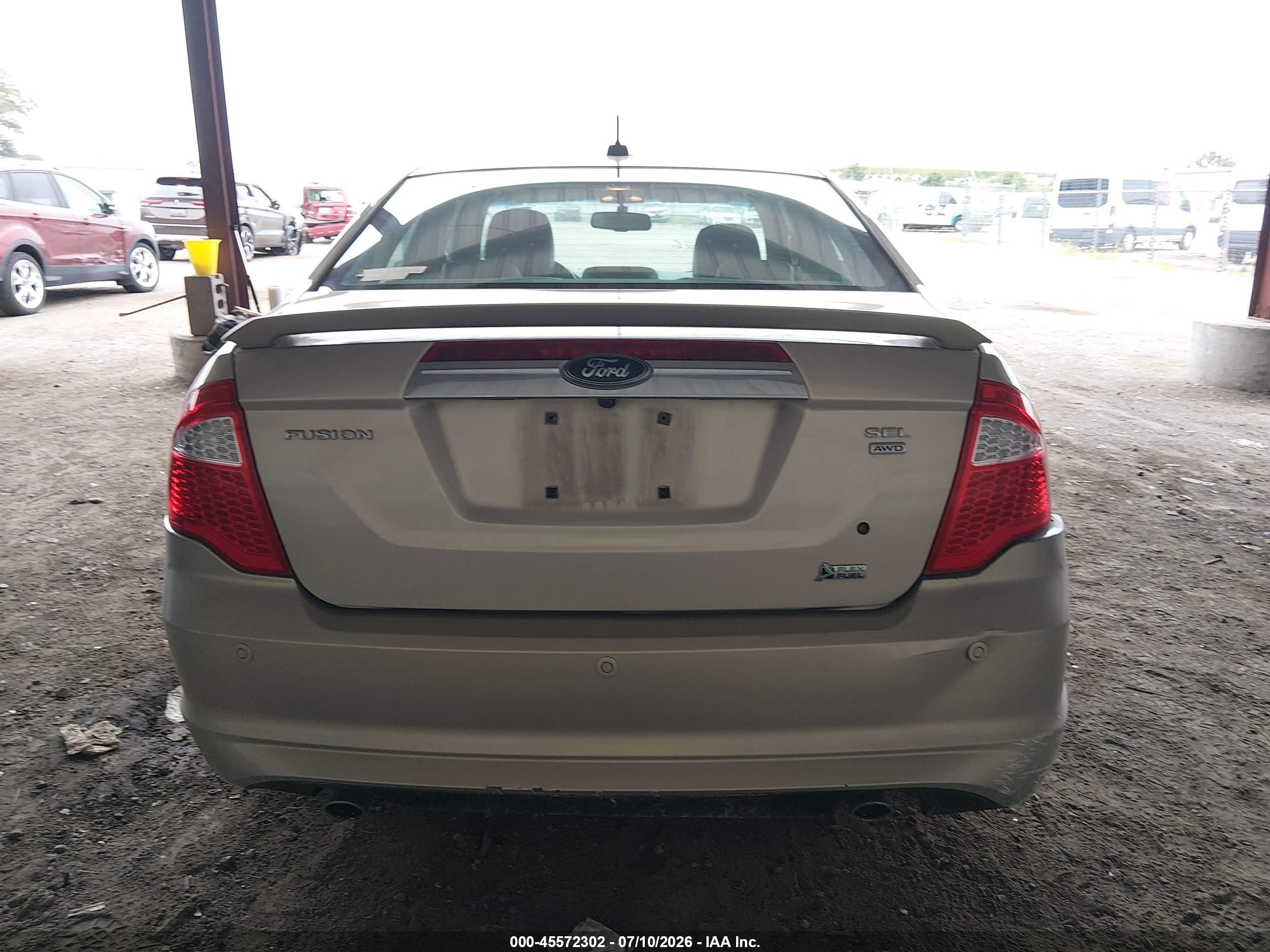 2010 Ford Fusion Sel Silver vin: 3FAHP0CG4AR172935