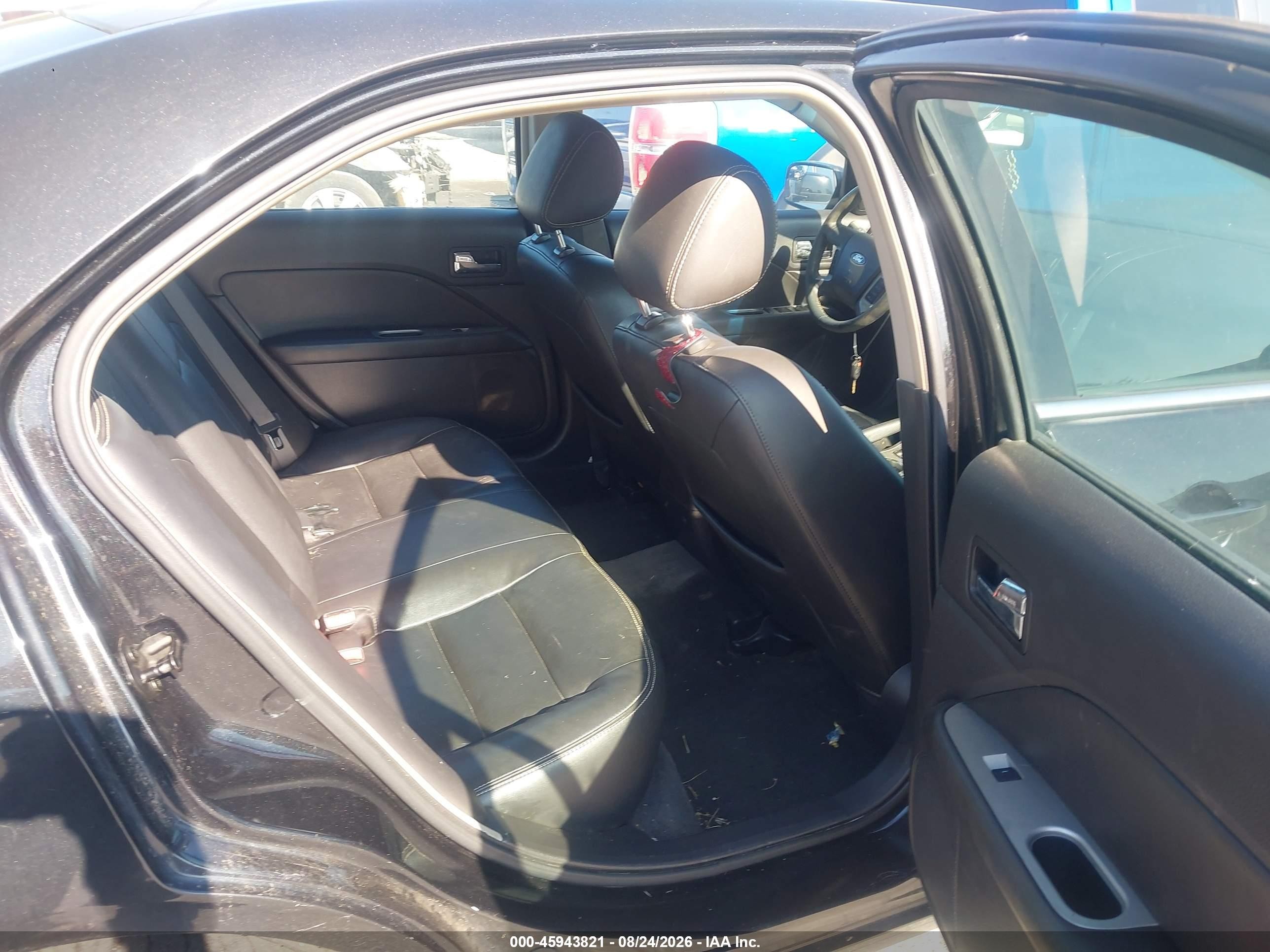 2011 Ford Fusion Sel Черный vin: 3FAHP0CG4BR262474