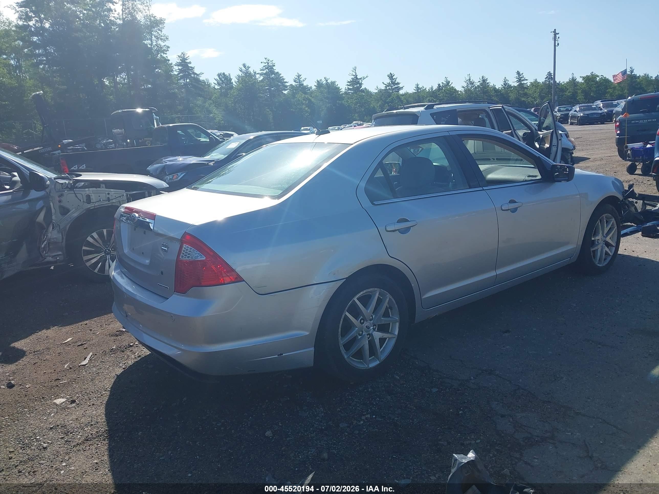 2011 Ford Fusion Sel Silver vin: 3FAHP0CG4BR289495
