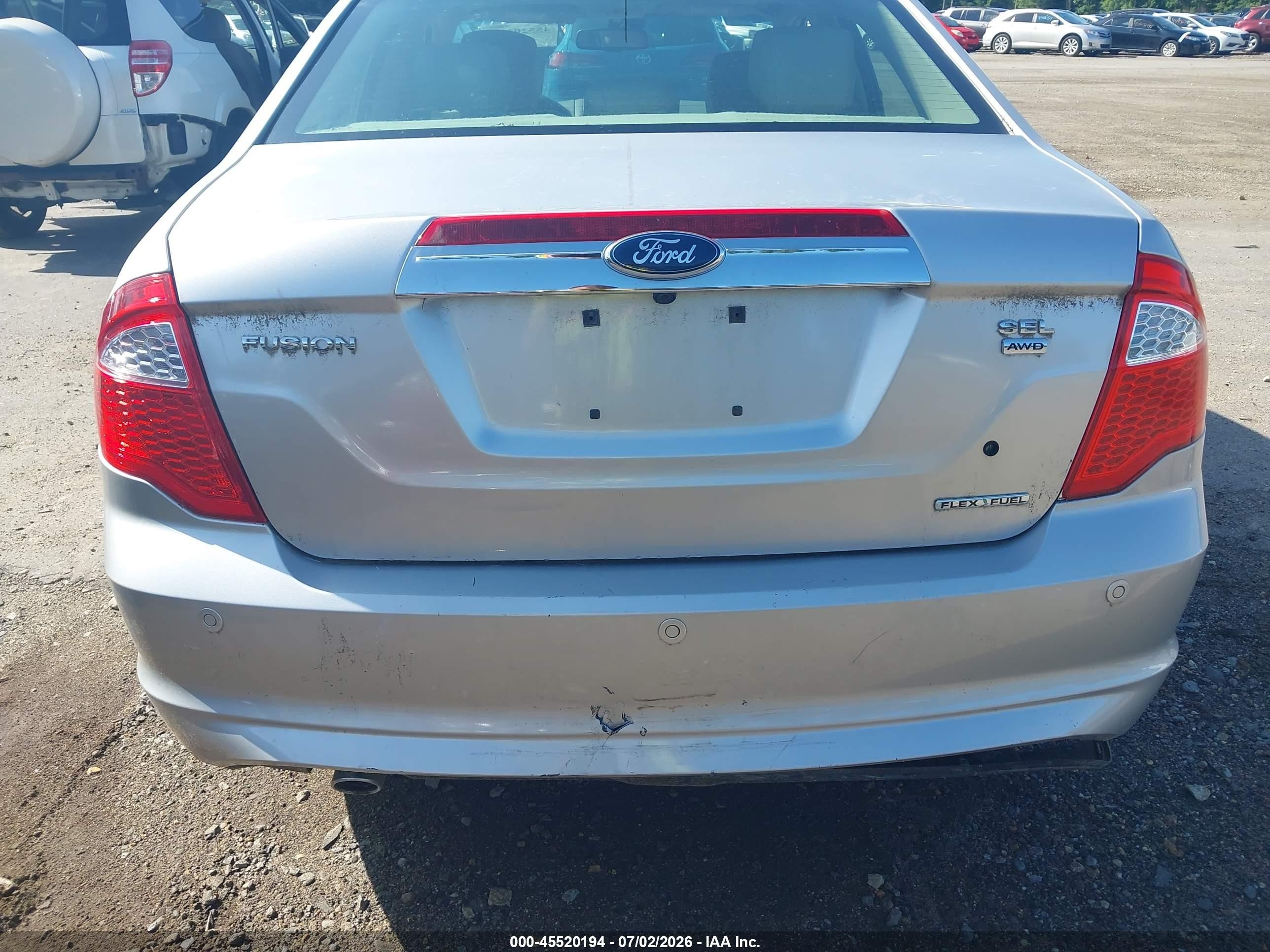 2011 Ford Fusion Sel Silver vin: 3FAHP0CG4BR289495