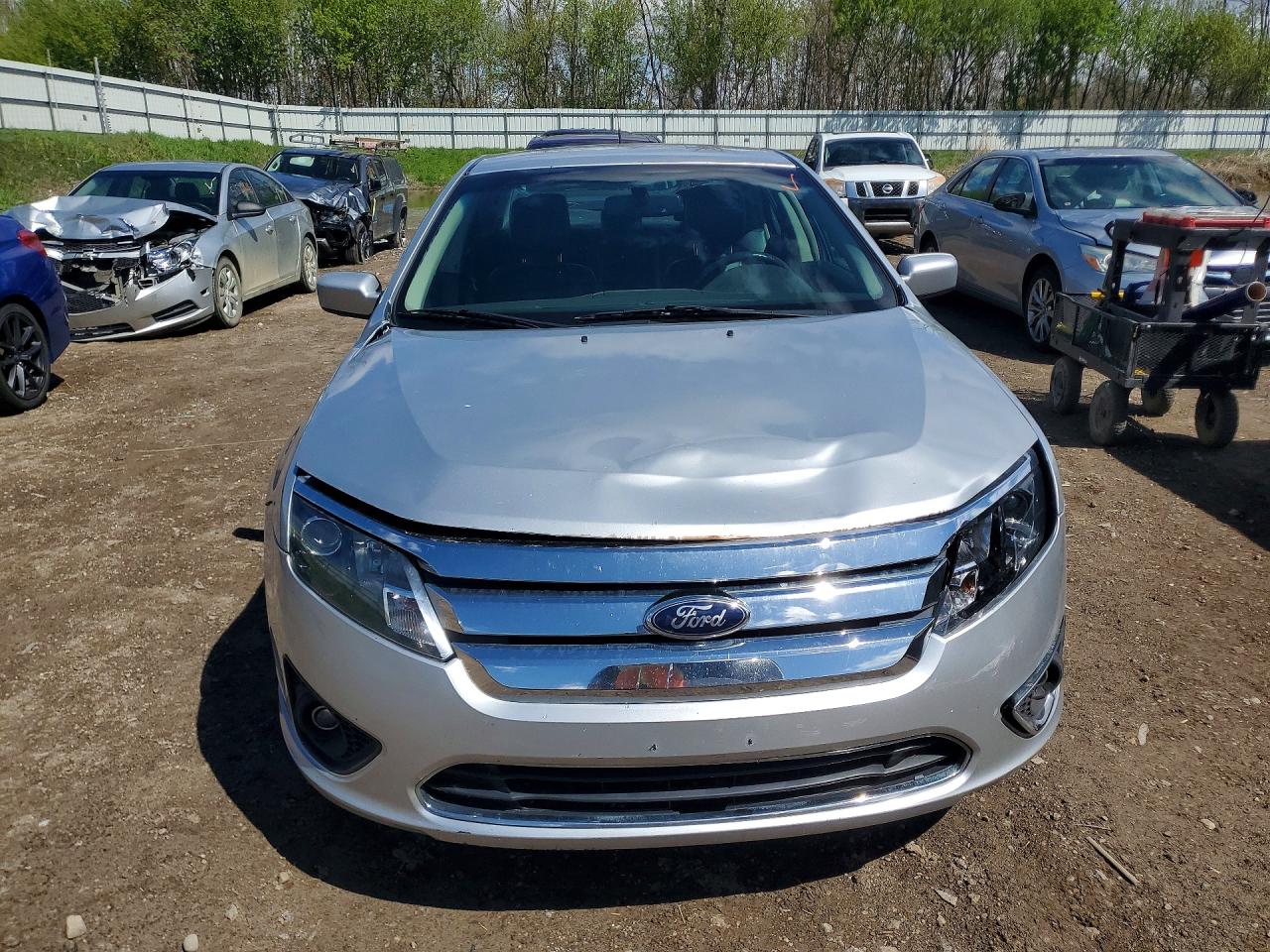 2012 Ford Fusion Sel Серебряный vin: 3FAHP0CG4CR449084