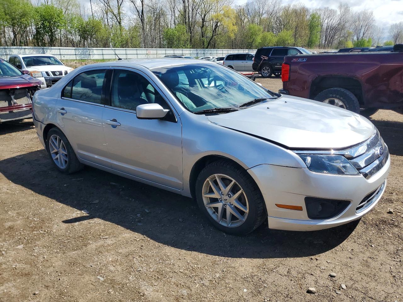 2012 Ford Fusion Sel Серебряный vin: 3FAHP0CG4CR449084