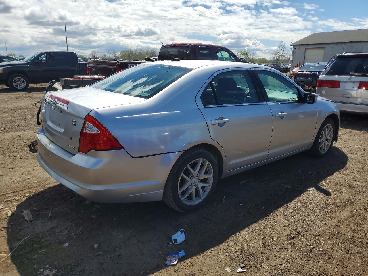 2012 Ford Fusion Sel Серебряный vin: 3FAHP0CG4CR449084