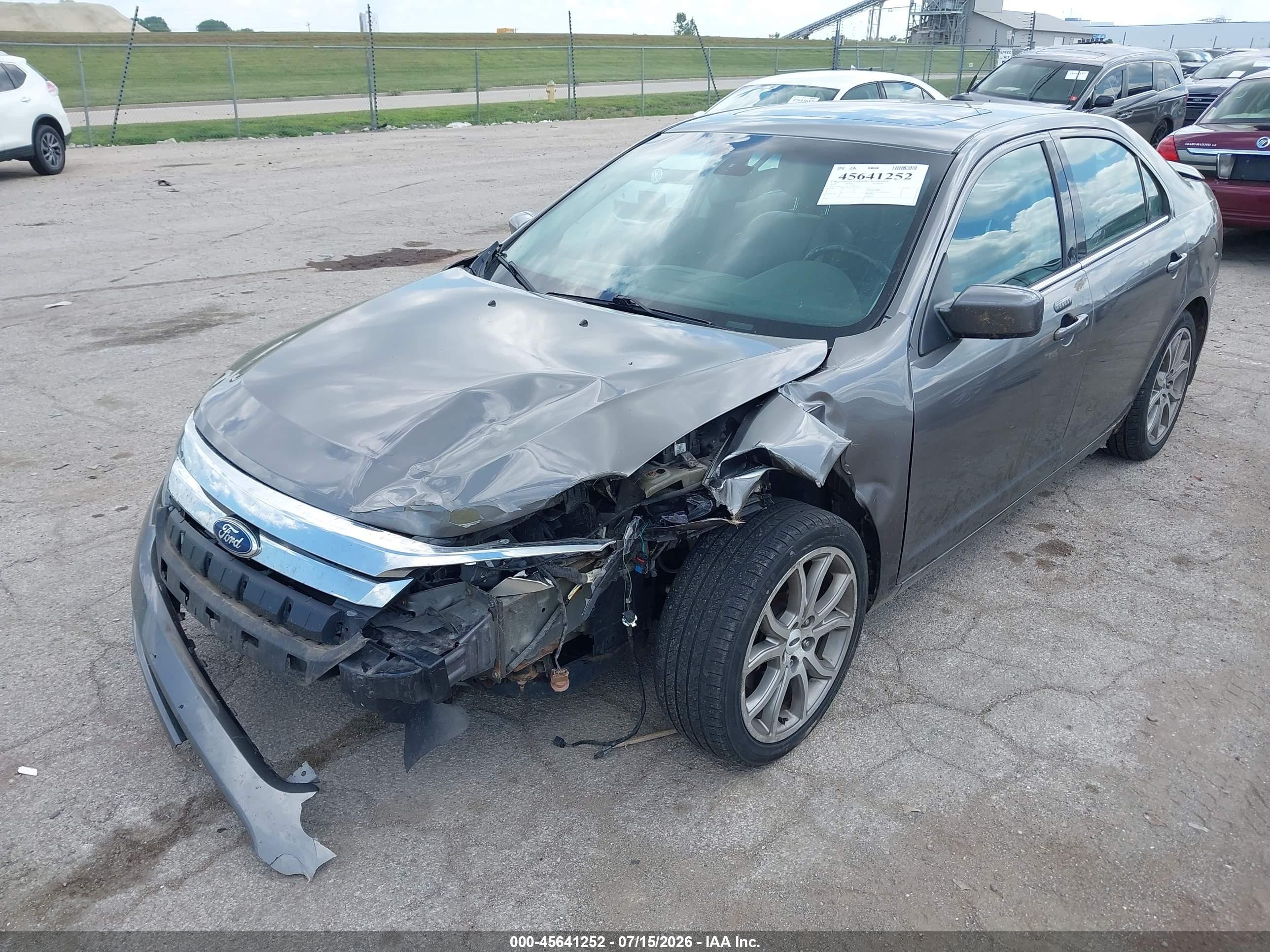 2011 Ford Fusion Sel Gray vin: 3FAHP0CG5BR309740