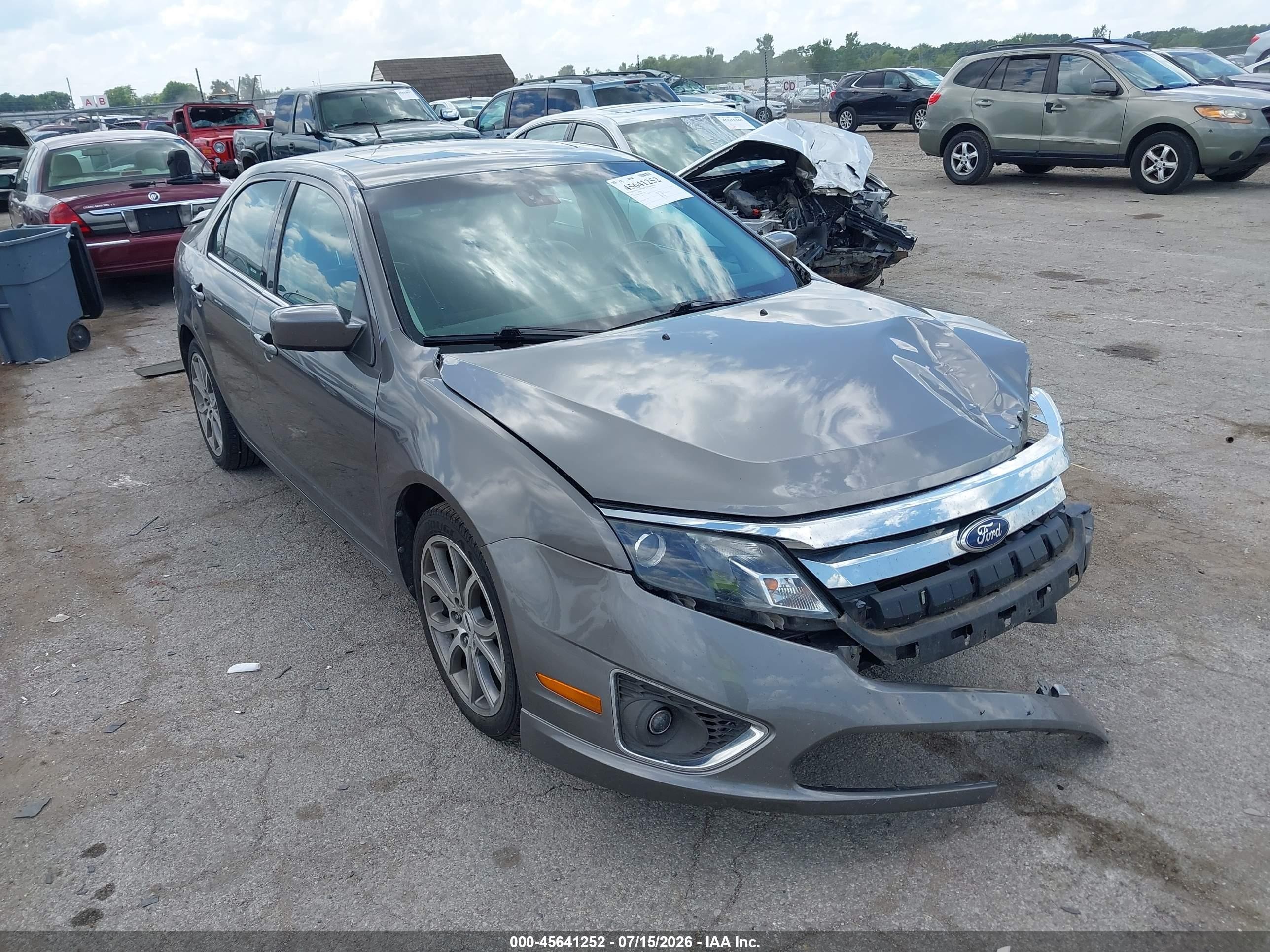 2011 Ford Fusion Sel Gray vin: 3FAHP0CG5BR309740