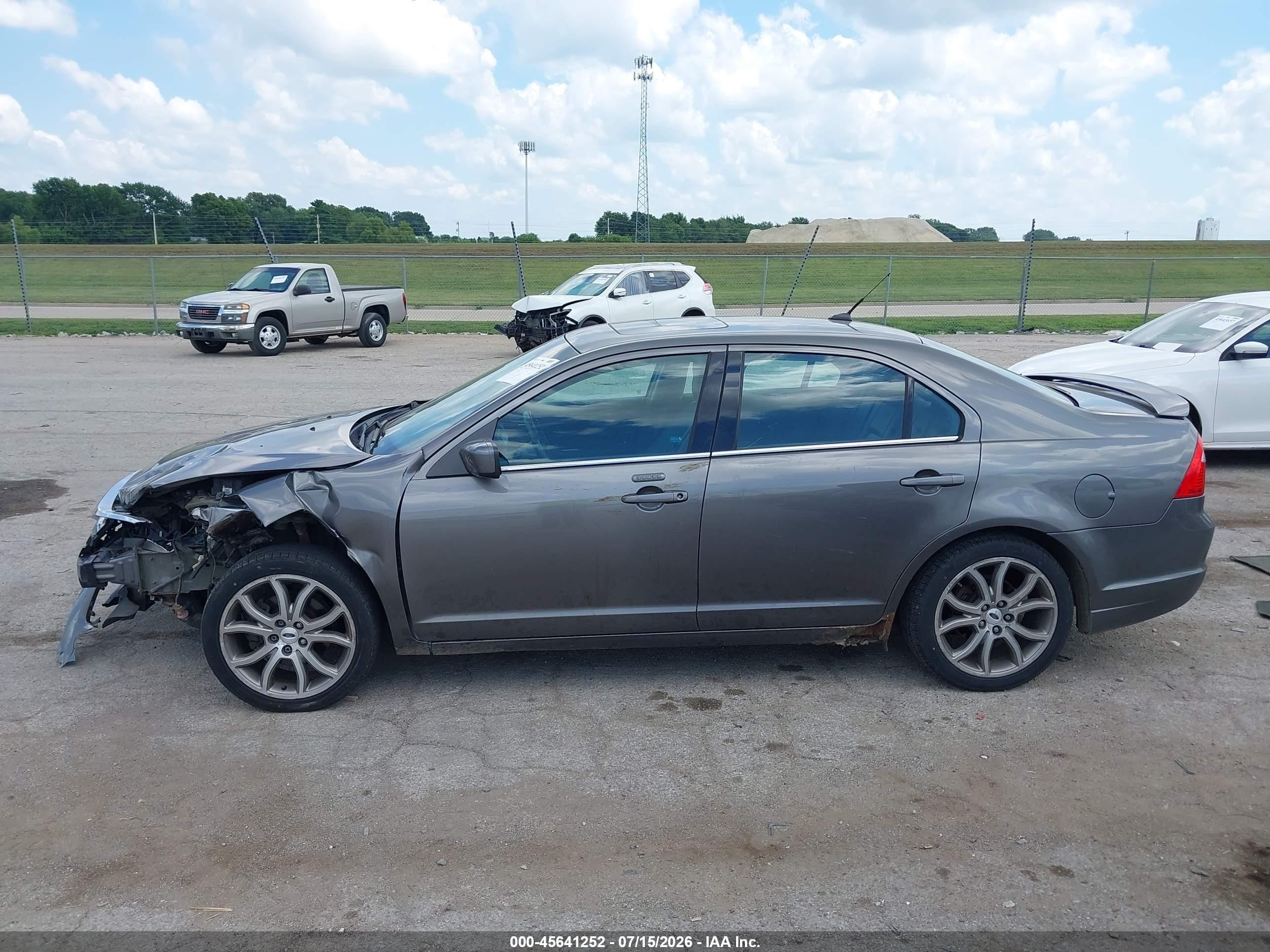 2011 Ford Fusion Sel Gray vin: 3FAHP0CG5BR309740