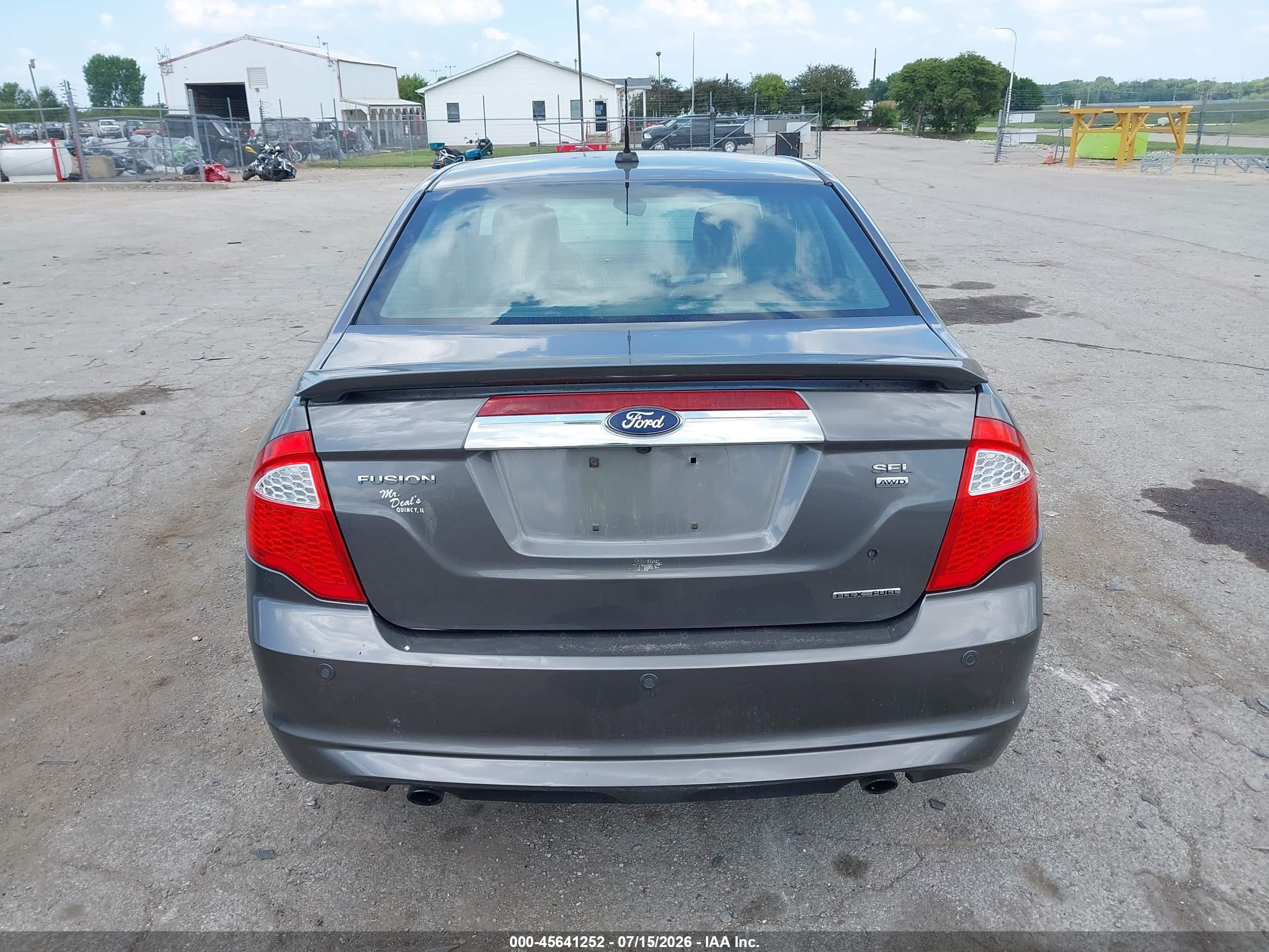 2011 Ford Fusion Sel Gray vin: 3FAHP0CG5BR309740